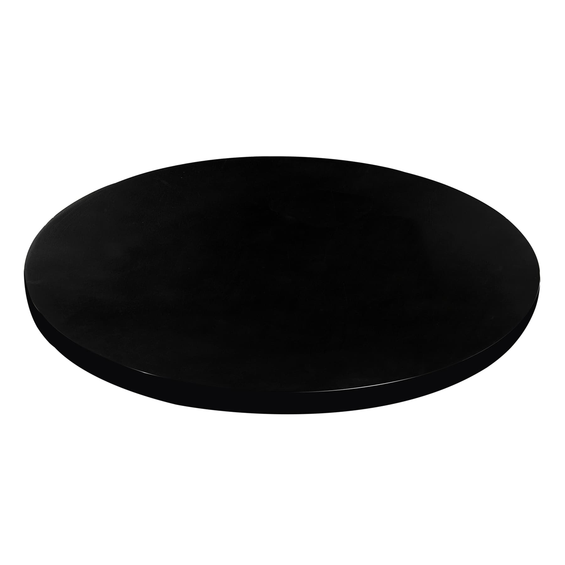 Black Wooden Rotating Lazy Susan