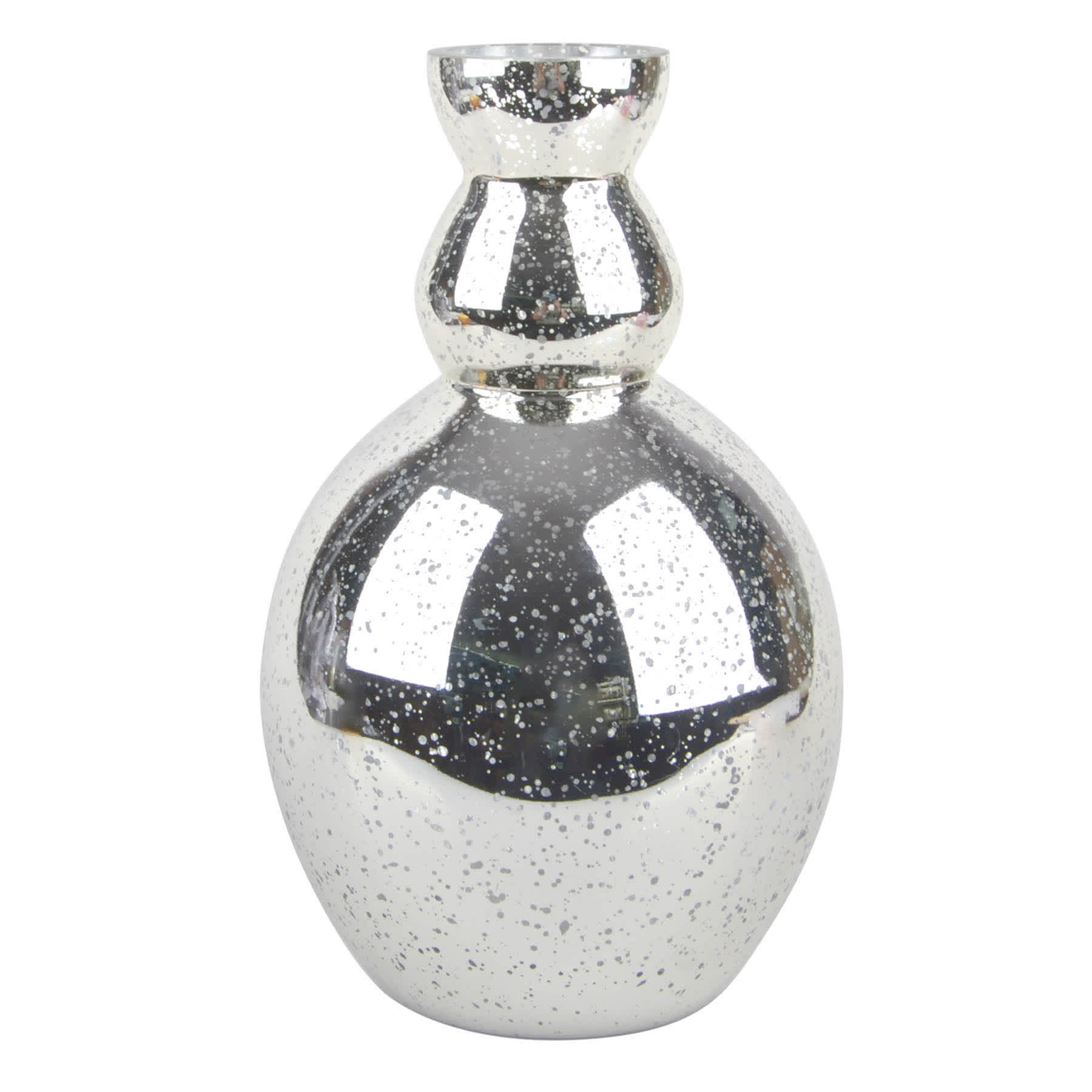 Found & Fable Mercury Glass Vase, 9.5"