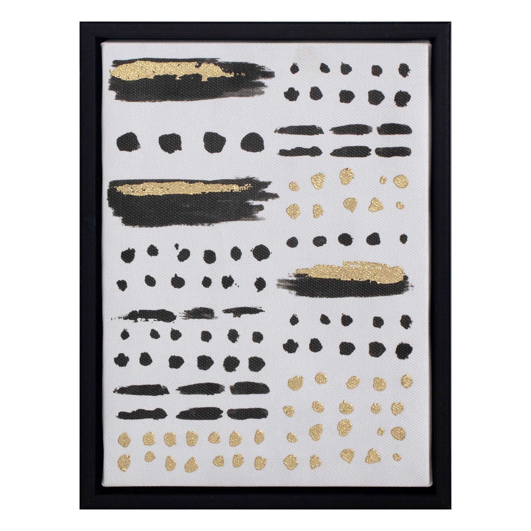 Crosby St. Dots & Dashes Canvas Art, 6x8