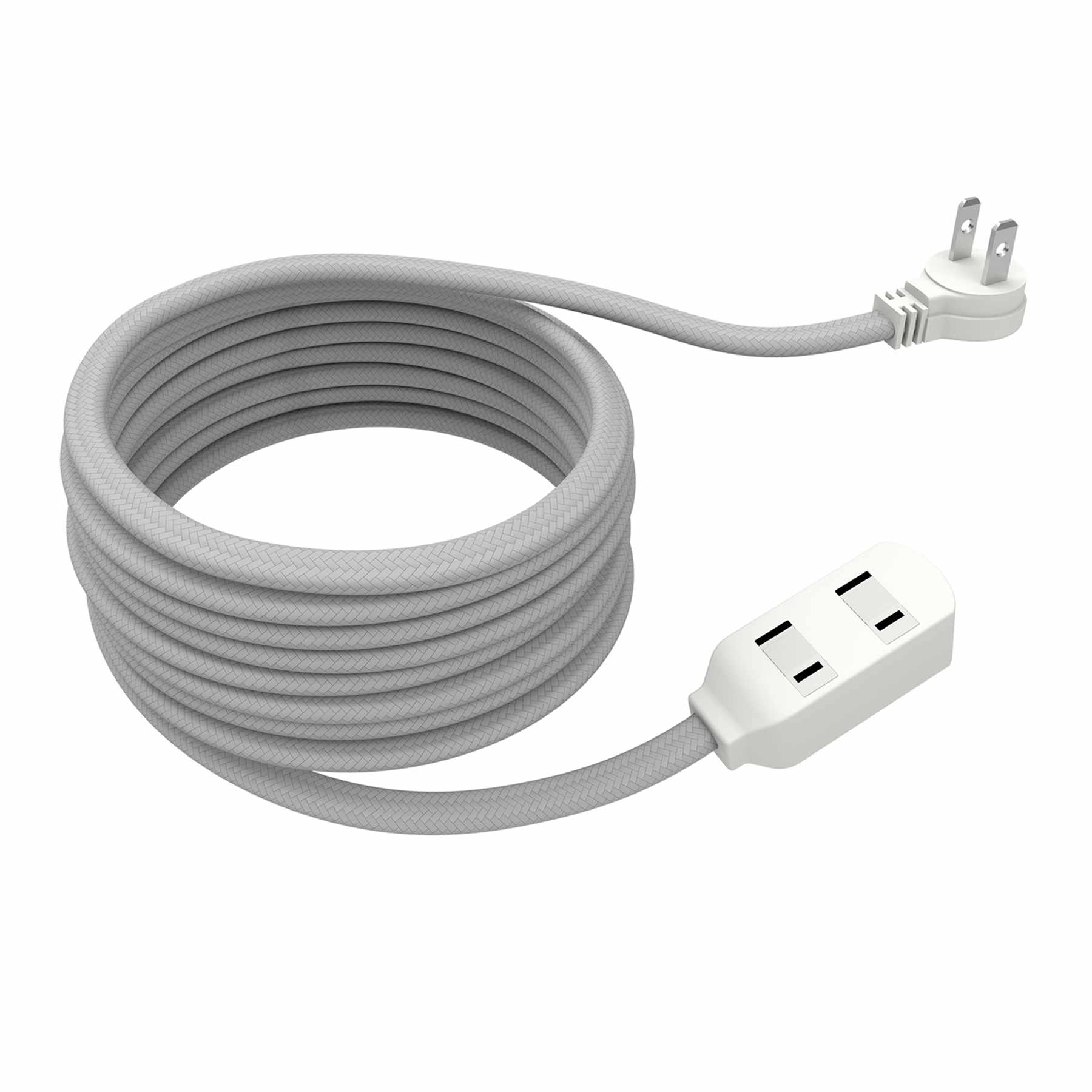 3-Outlet Fabric Cord, 15'