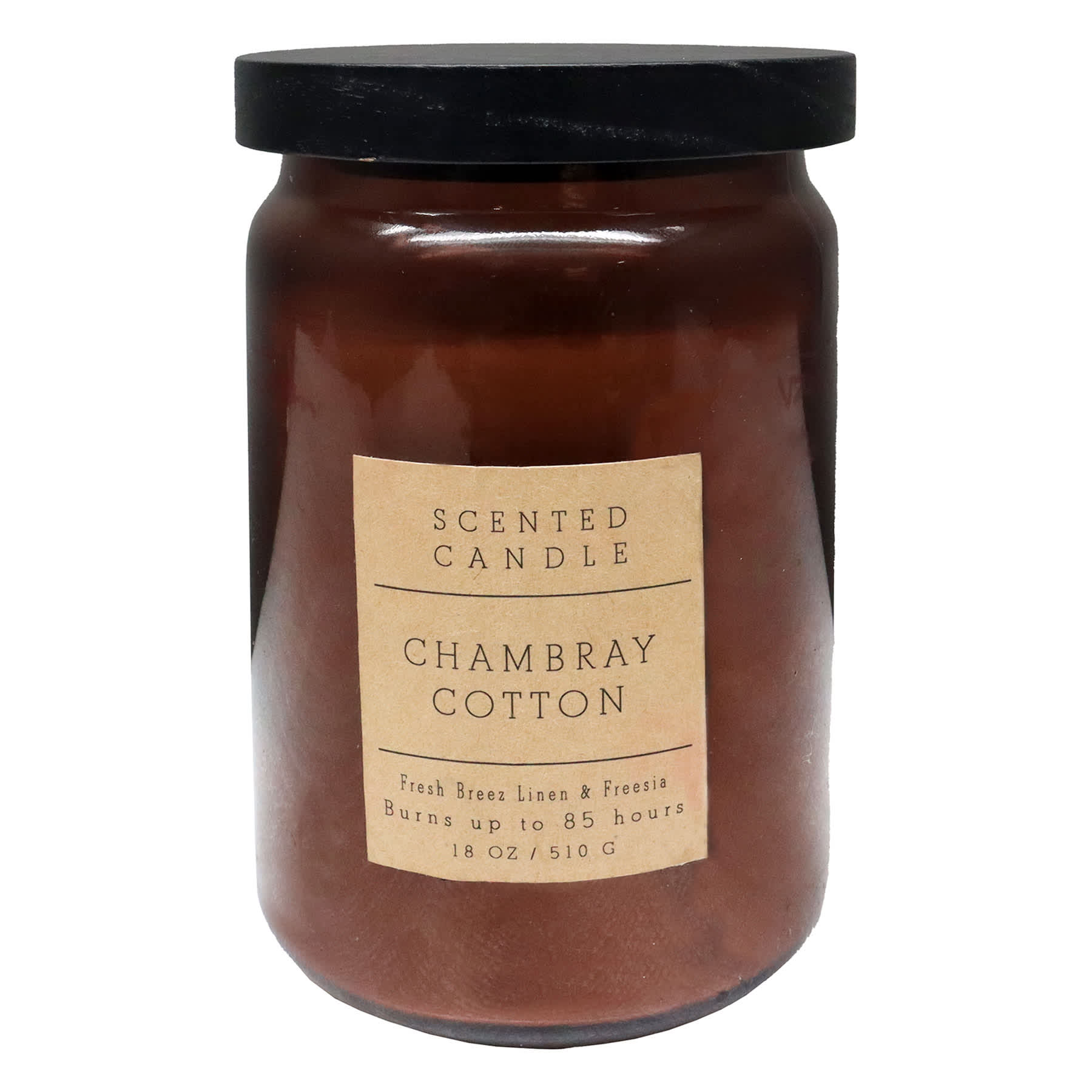 Honeybloom Chambray Cotton Scented Jar Candle, 18oz
