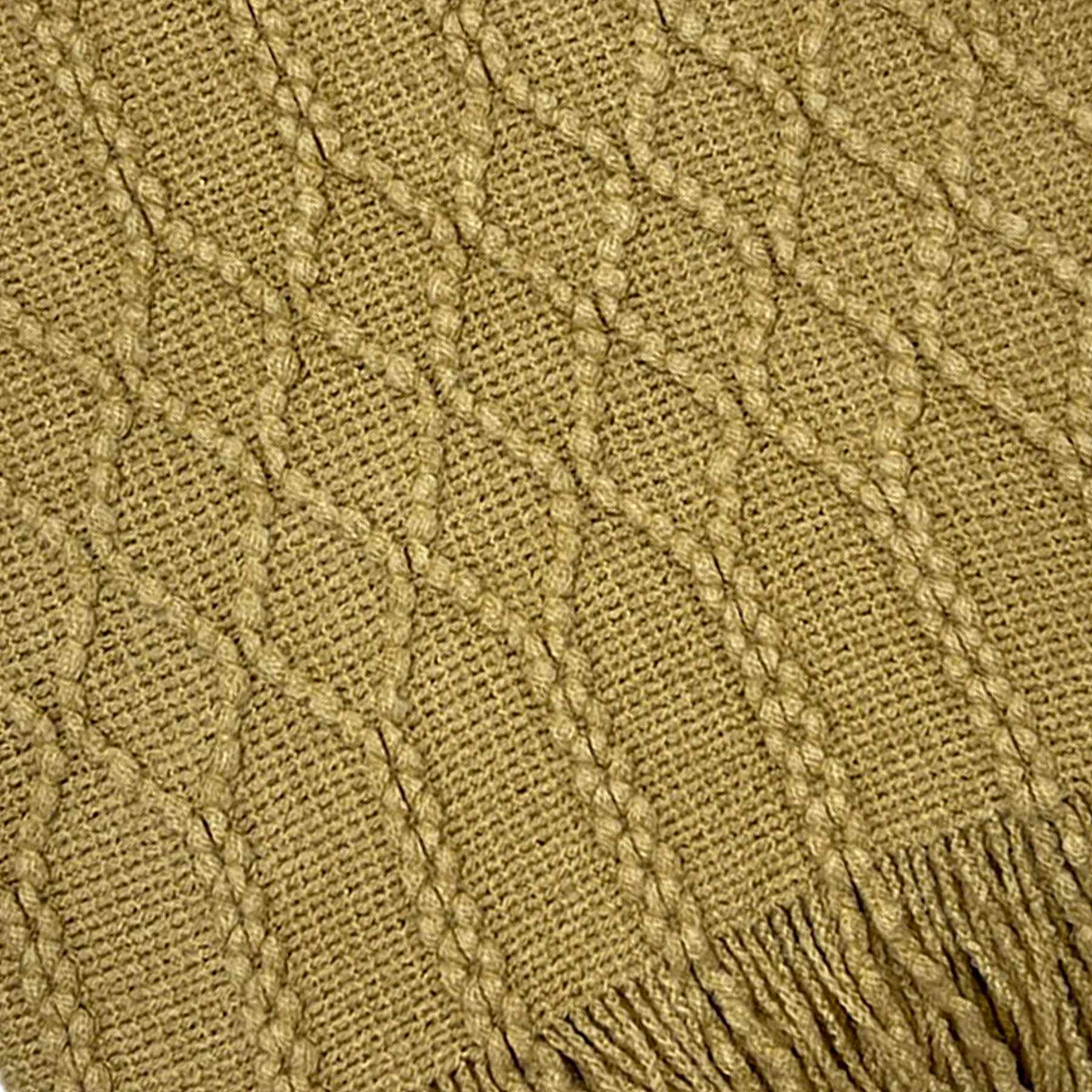 Beverly Brown Throw Blanket, 50x60