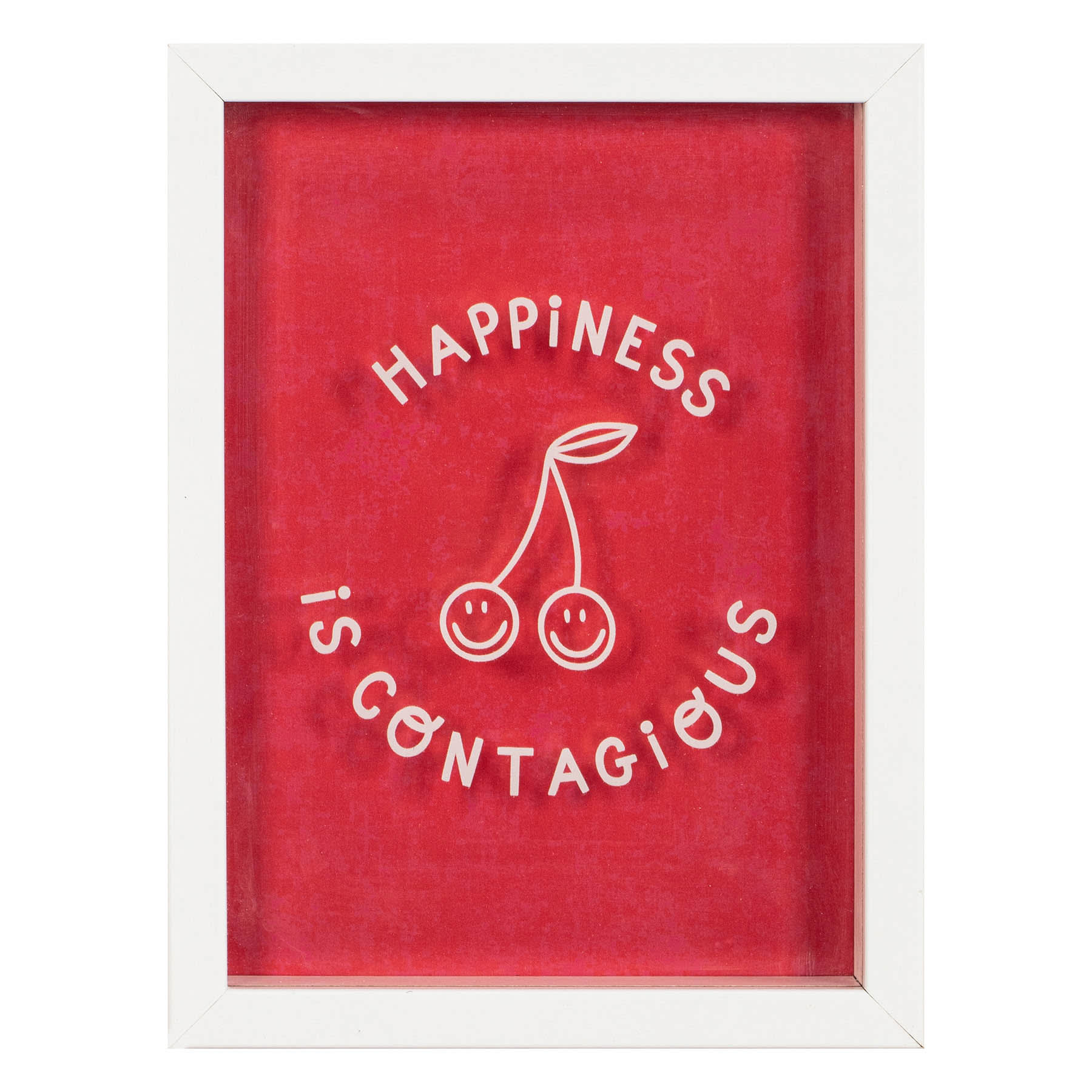 Happy Cherries Canvas Art, 6x8