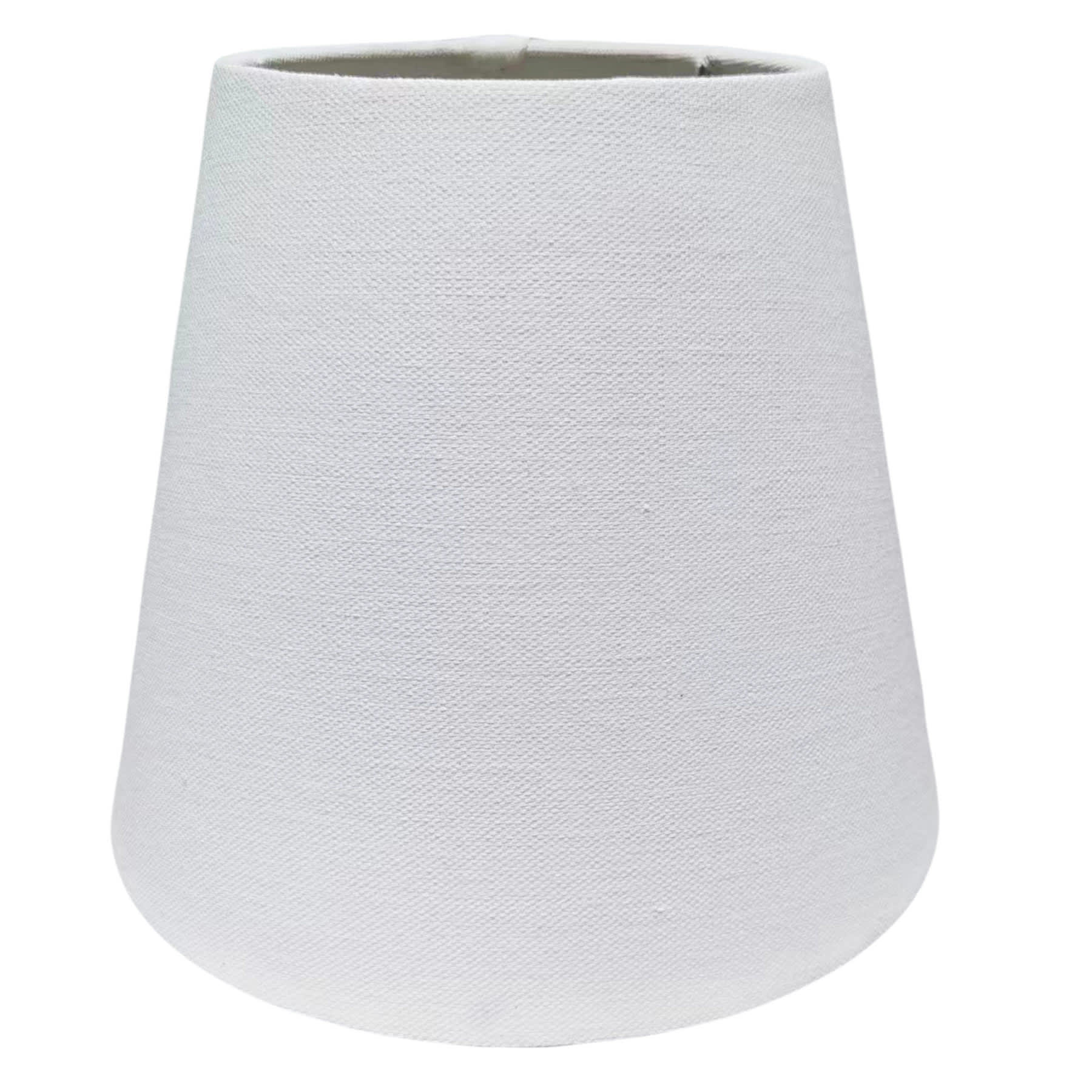White Tapered Drum Extra Small Lamp Shade, 5x8x7