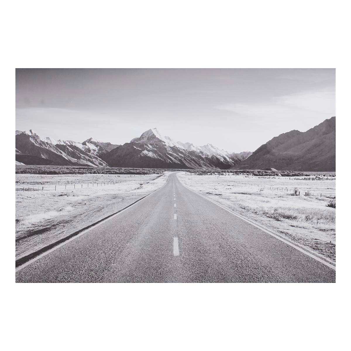 Ty Pennington Black & White Road Canvas Wall Art, 26x24