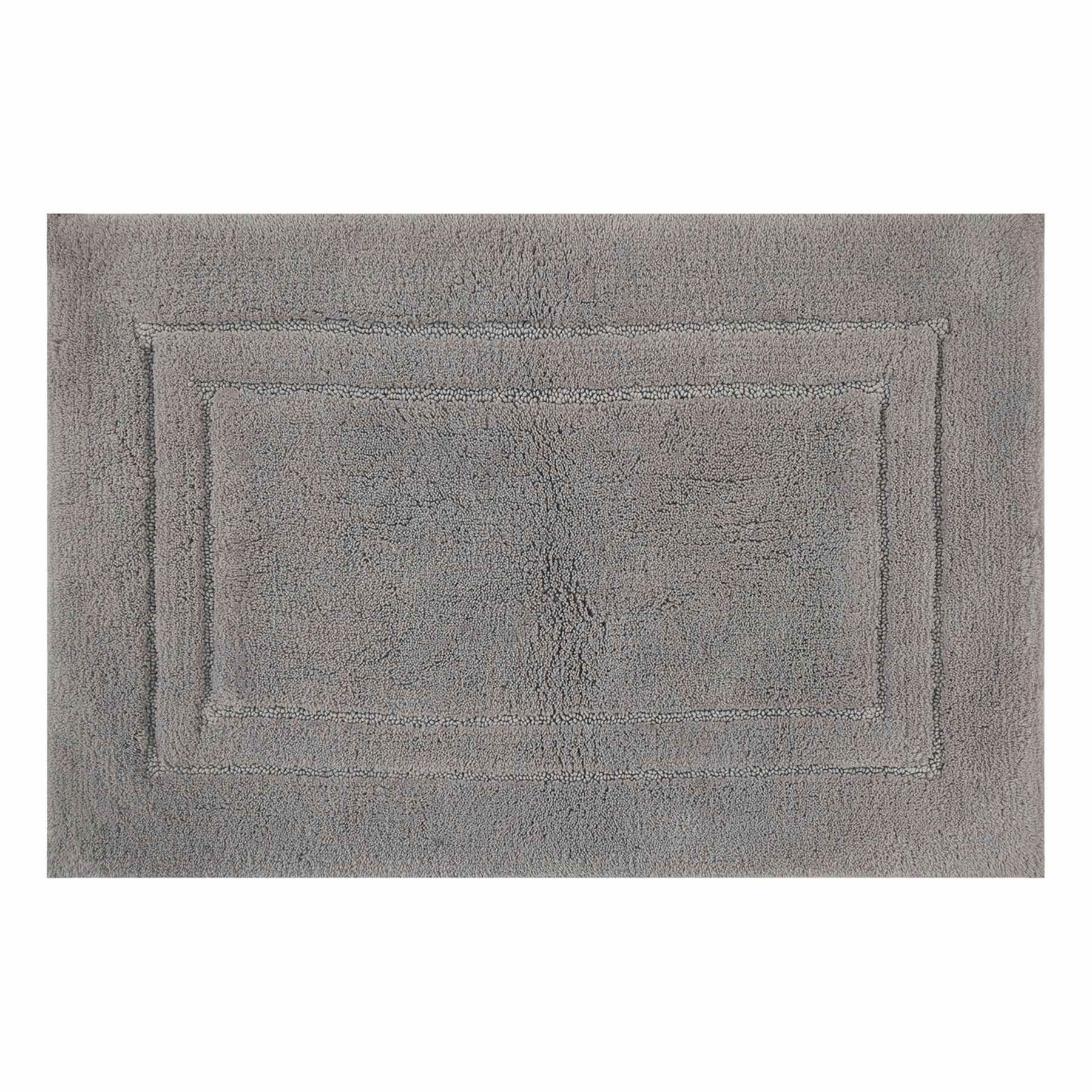 Honeybloom Racetrack Dark Grey Bath Rug, 20x30