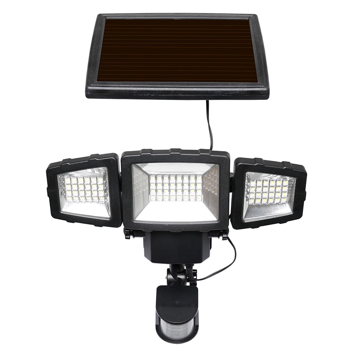 2000-Lumen Solar Motion Sensored Flood Light
