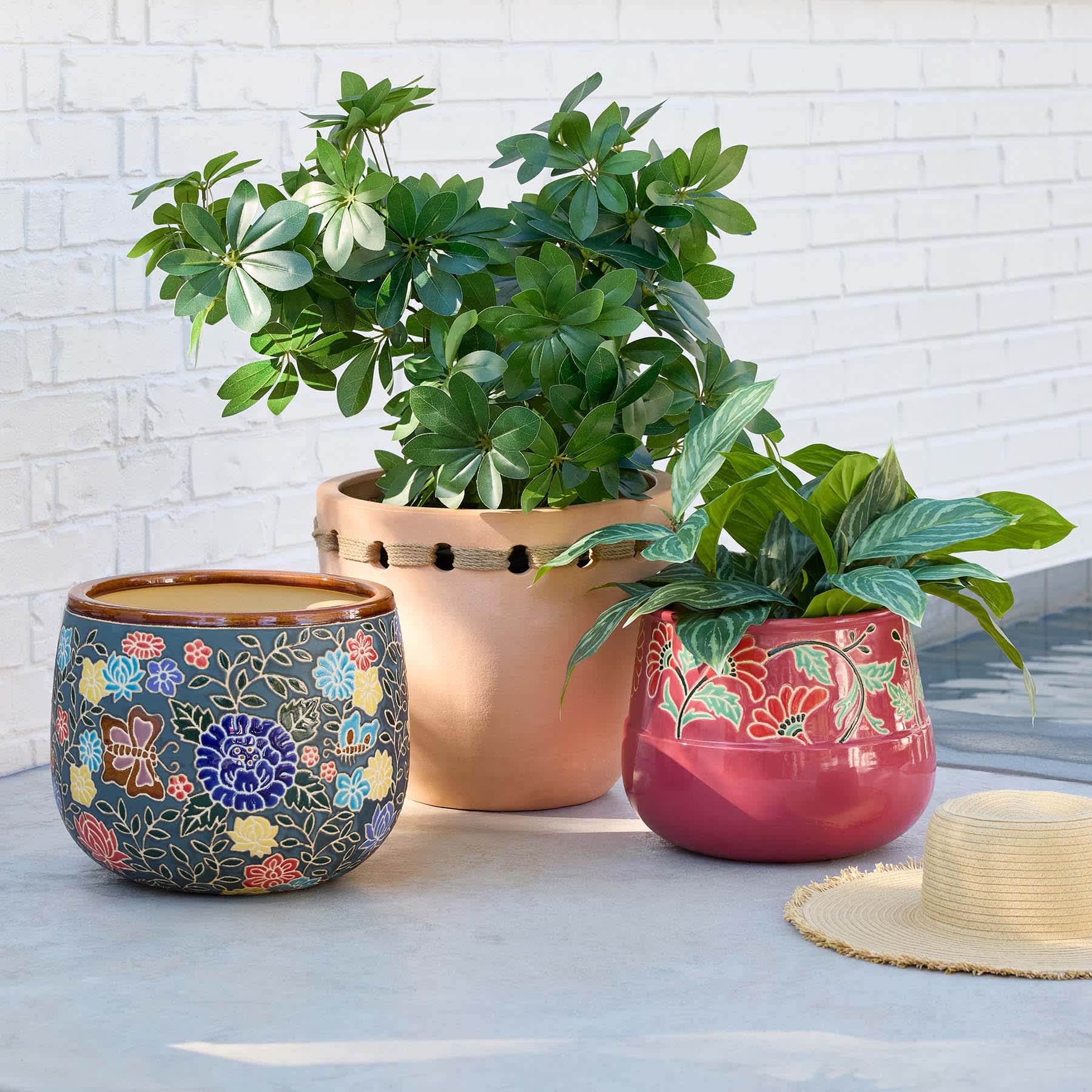 Indoor Acacia Planter, Large