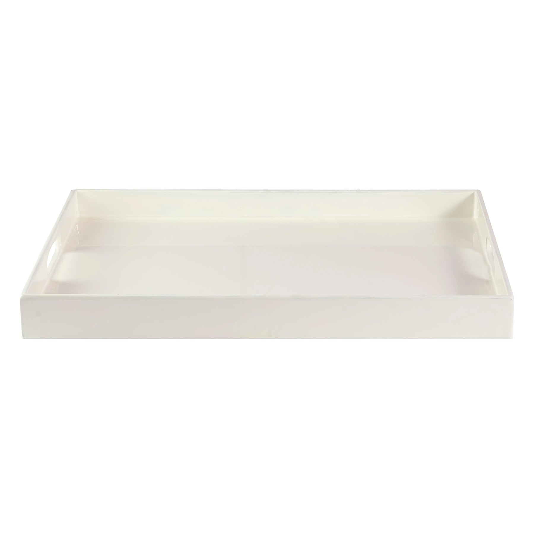 White Enameled Tray, 19x14