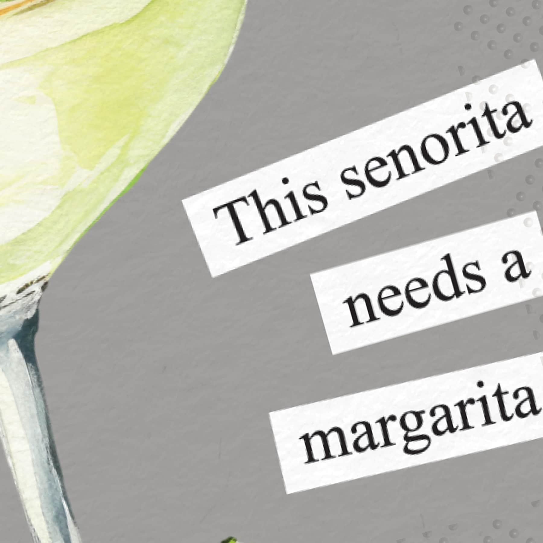 20-Pack Senorita Margarita Cocktail Napkins