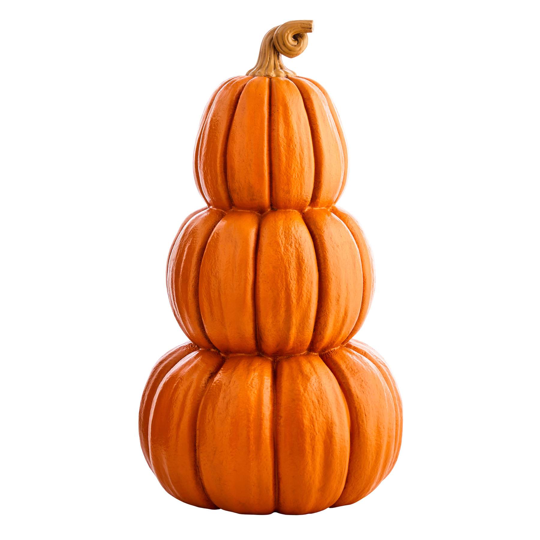 Homespun Harvest Pumpkin Stack, 28"
