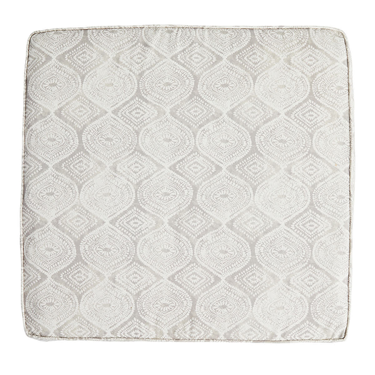 Grey Patna Geo Outdoor Deep Seat Cushion