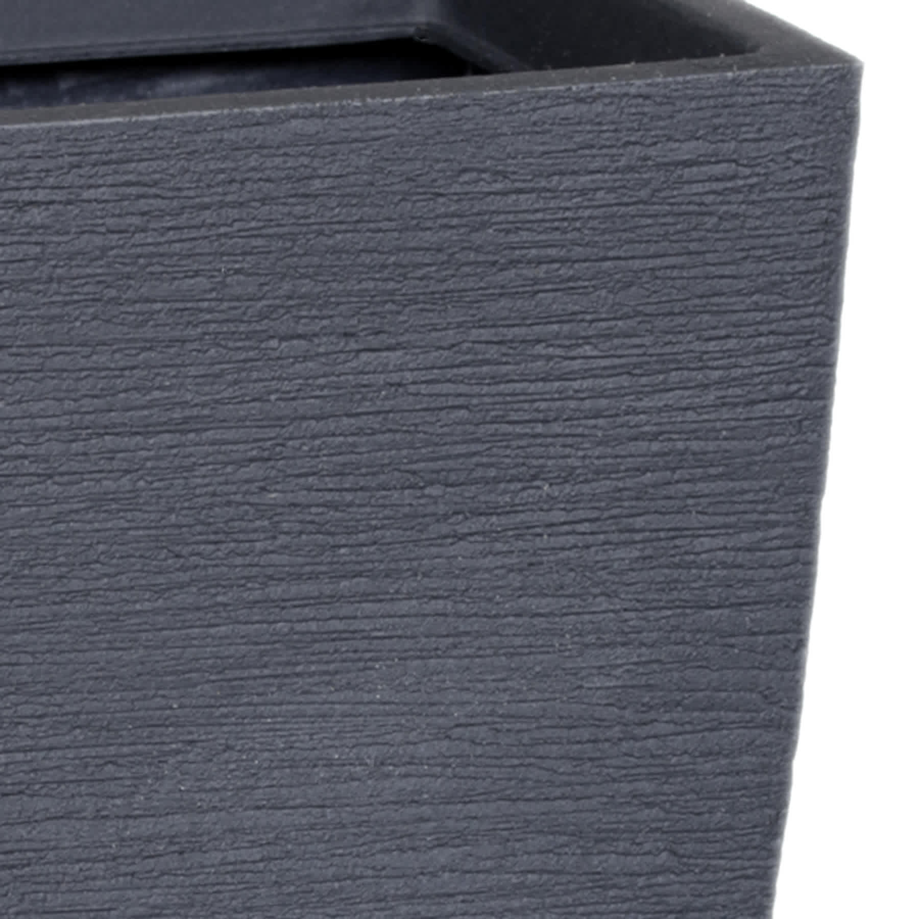 Japi Slim Square Modern Outdoor Planter, Large