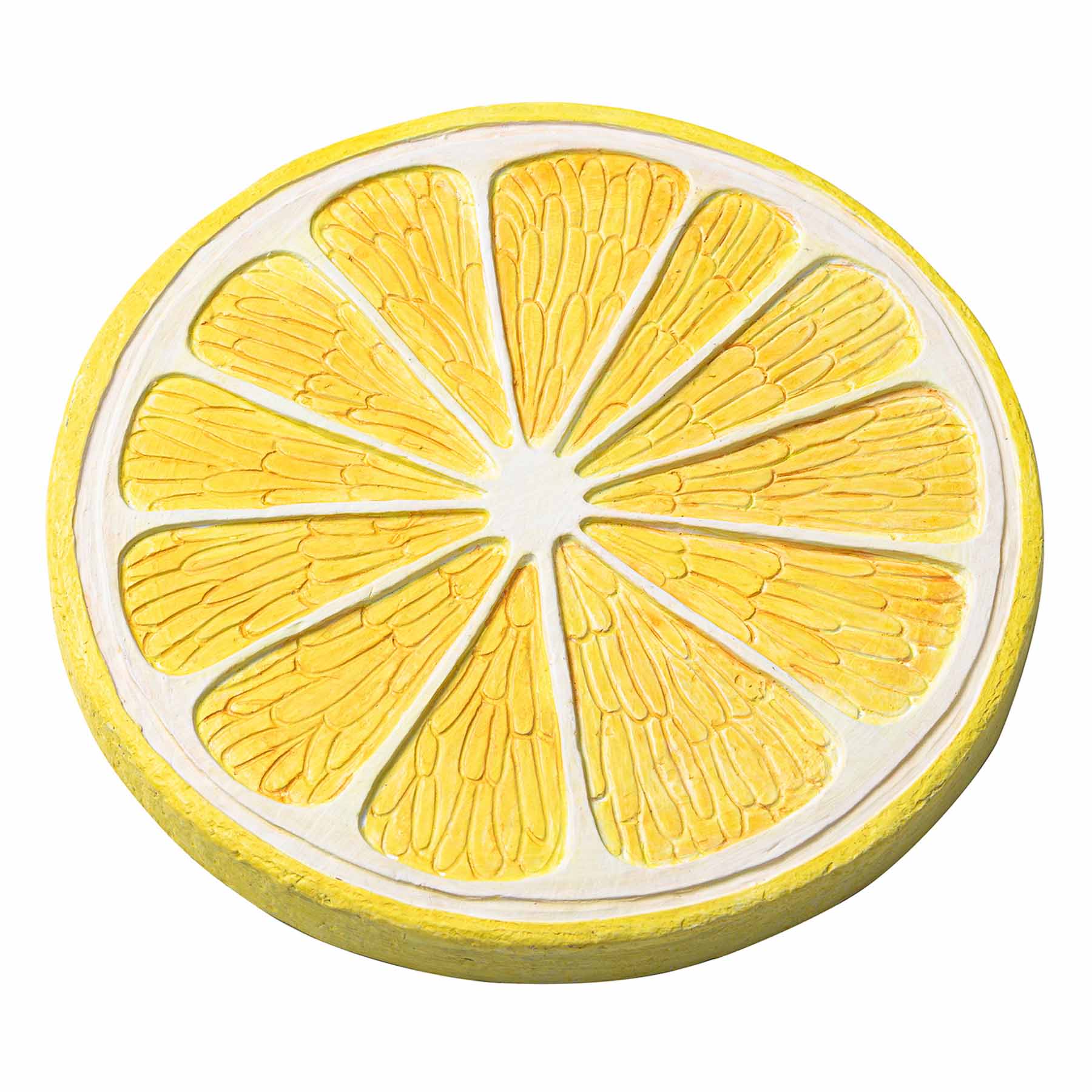 Oh Joy! Lemon Outdoor Stepping Stone, 10"