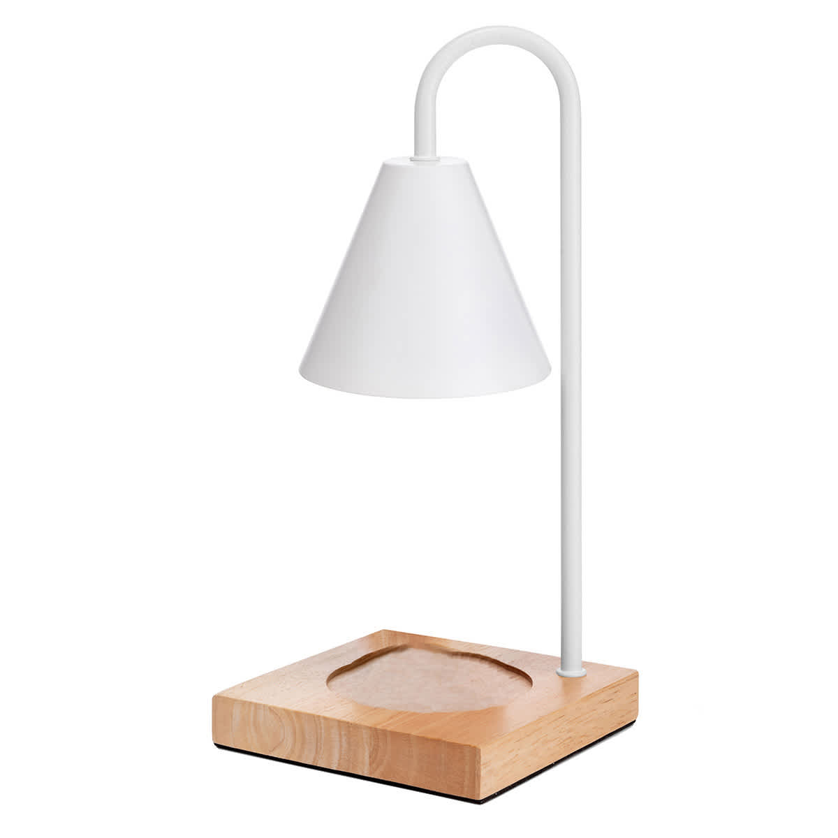 White Metal Candle Lamp Warmer