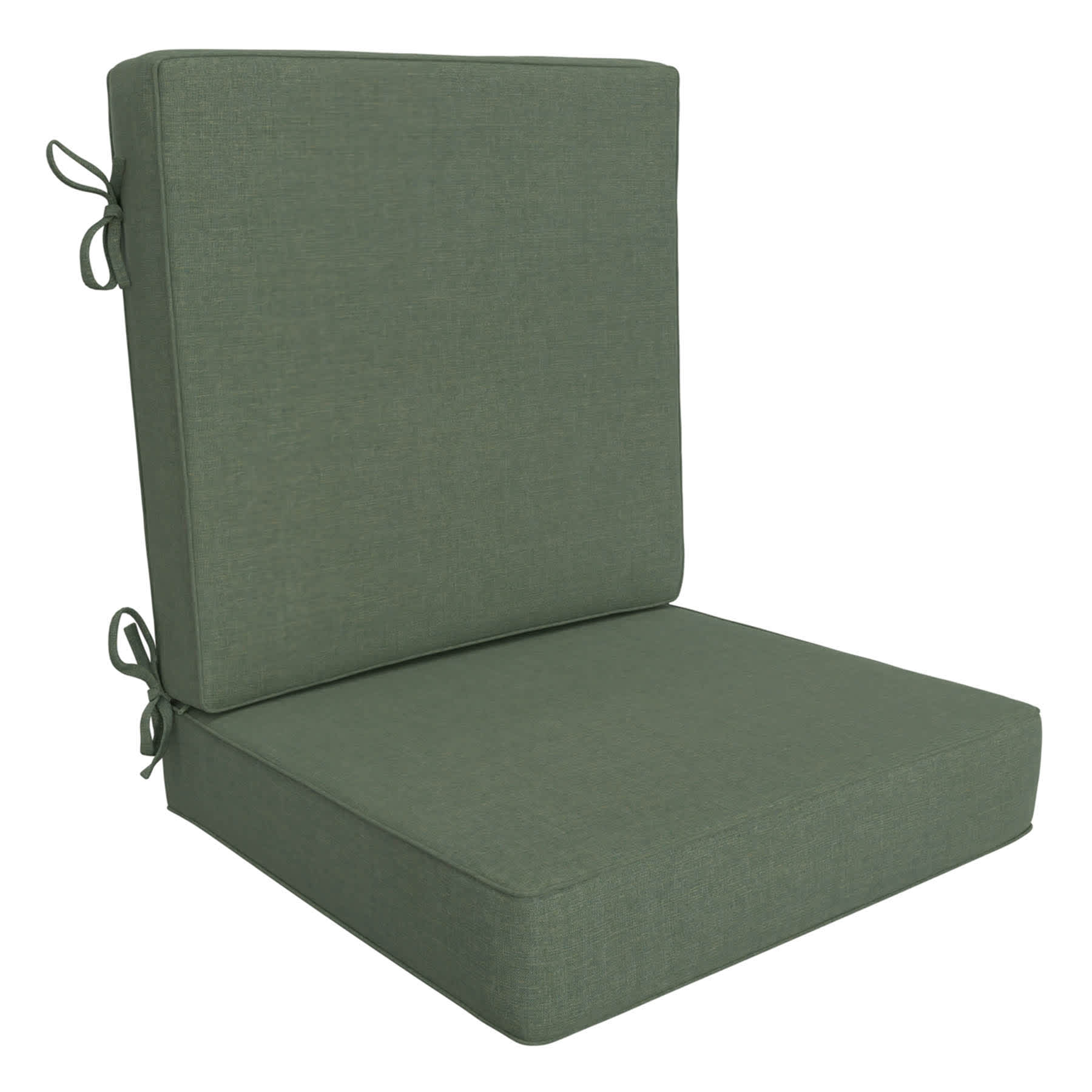 Honeybloom 2-Piece Endive Green Premium Outdoor Deep Seat Cushion