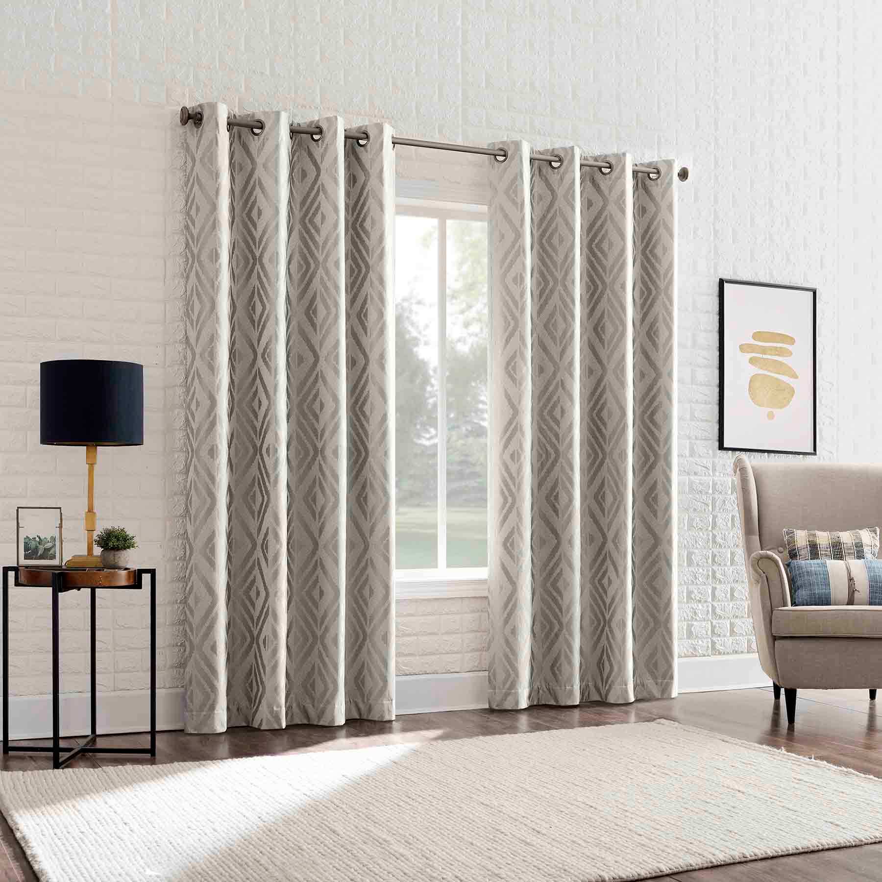 Sun Zero Silver Extreme Blackout Grommet Curtain Panel, 84"