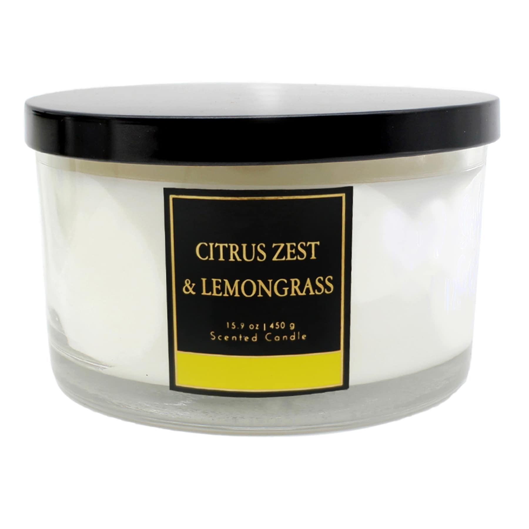 Citrus Zest & Lemongrass Scented Jar Candle, 15.9oz