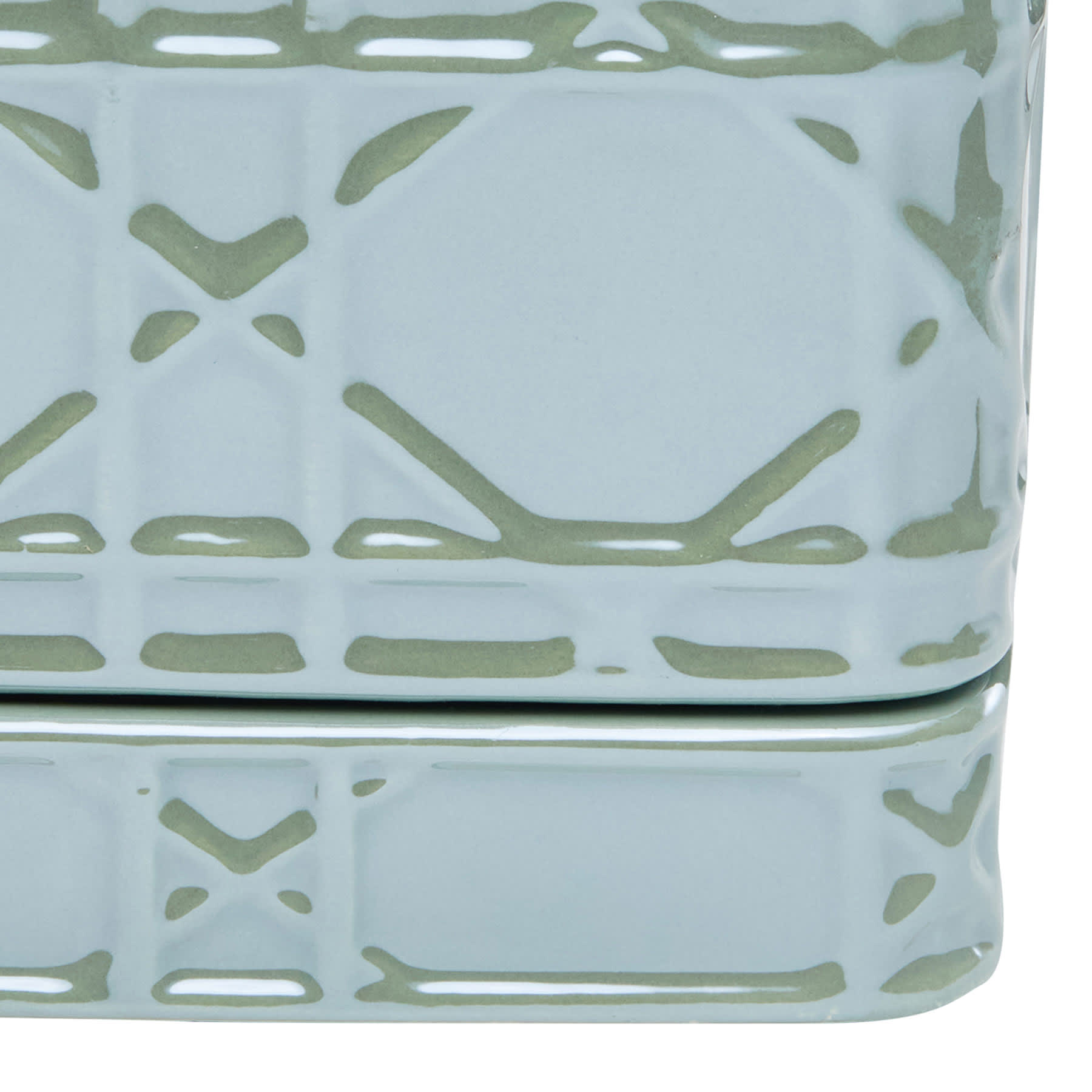 Providence Indoor Olivia Green Glazed Planter, 4.5"