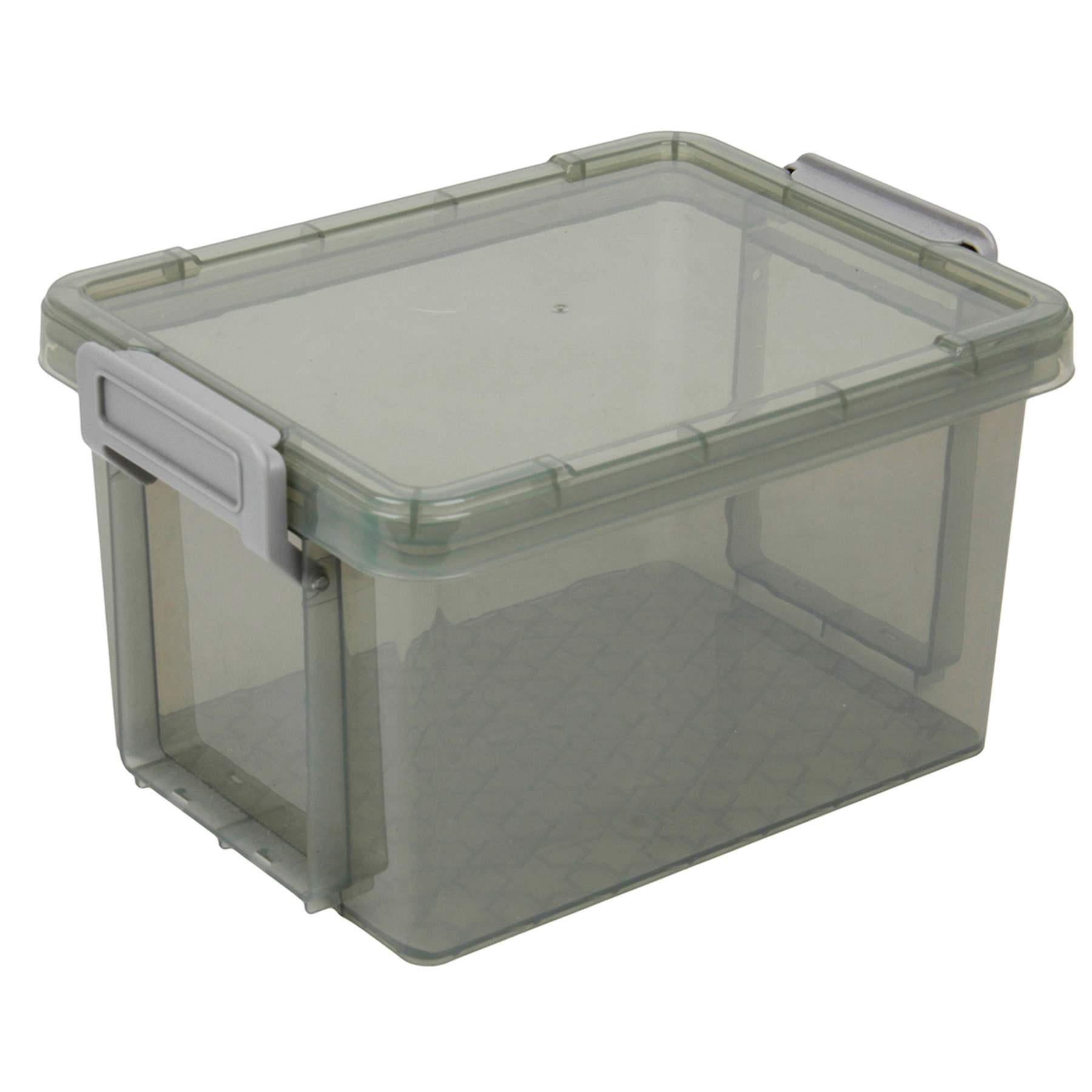 Grey Storage Box with Lid, 2.7l