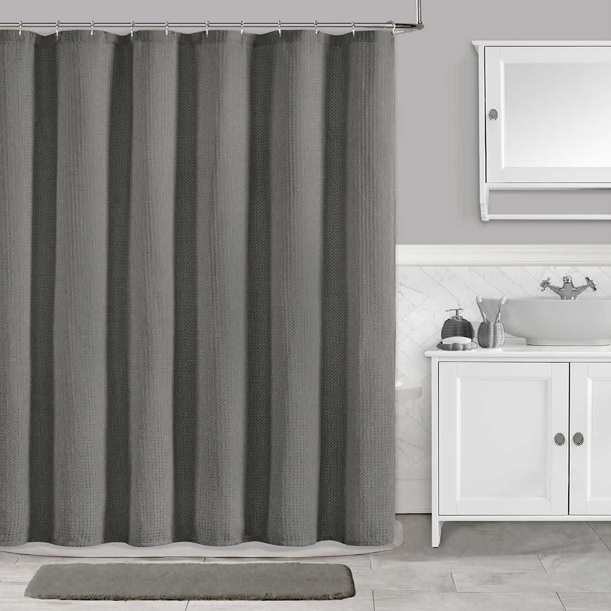 Crosby St. Grey Sussex Shower Curtain, 72"