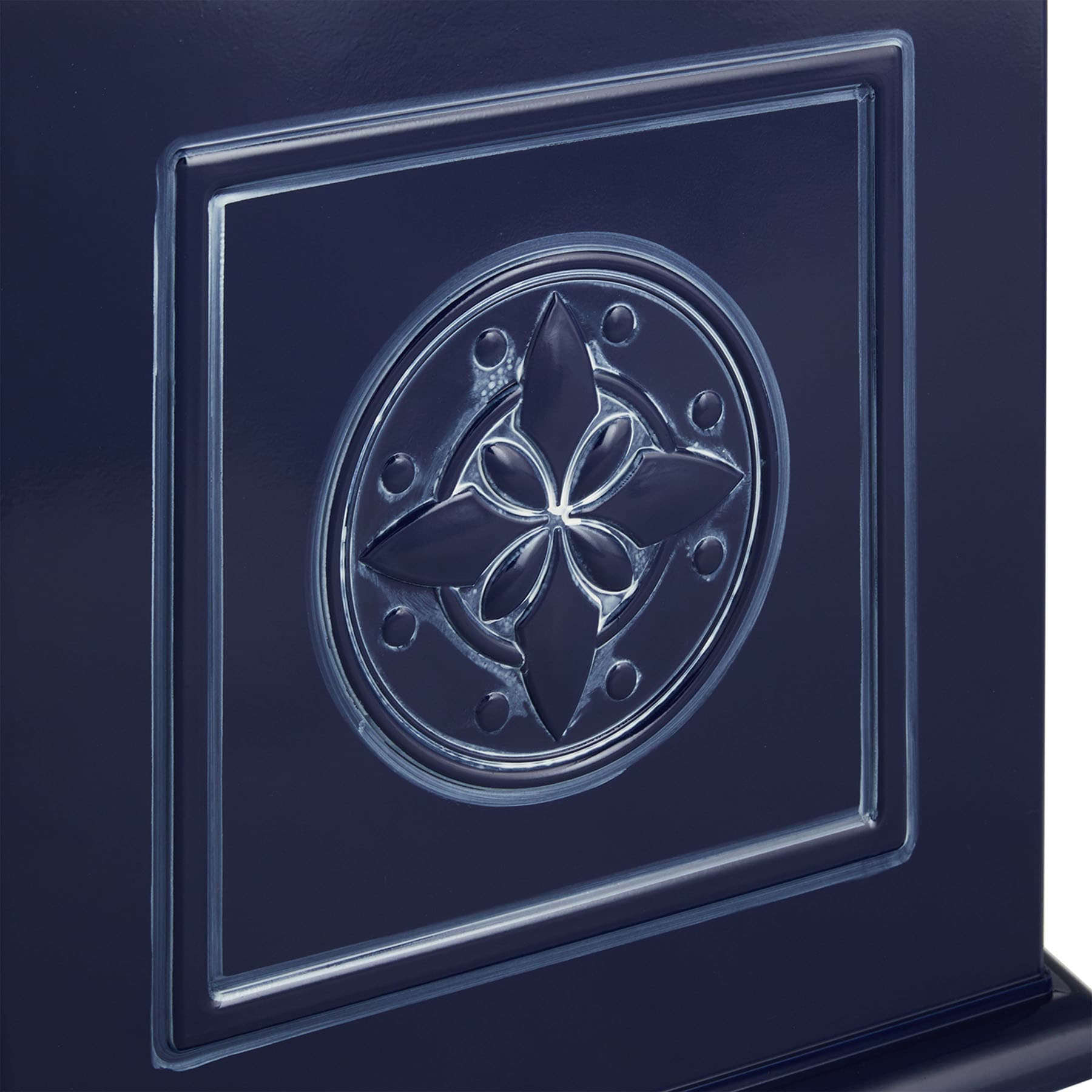 Providence Blue Bernalla Square Outdoor Planter, Large