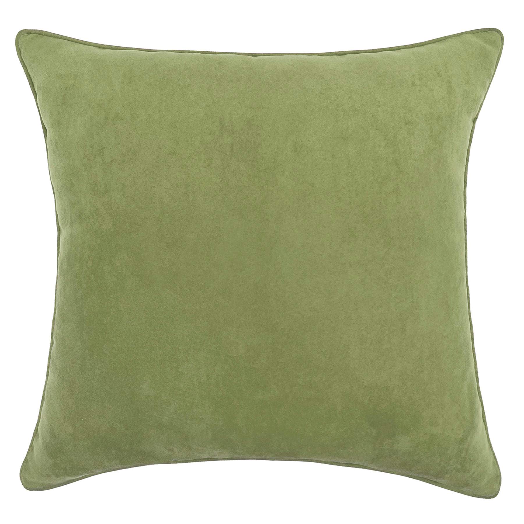 Turtle Green Torrey Faux Suede Throw Pillow, 18"