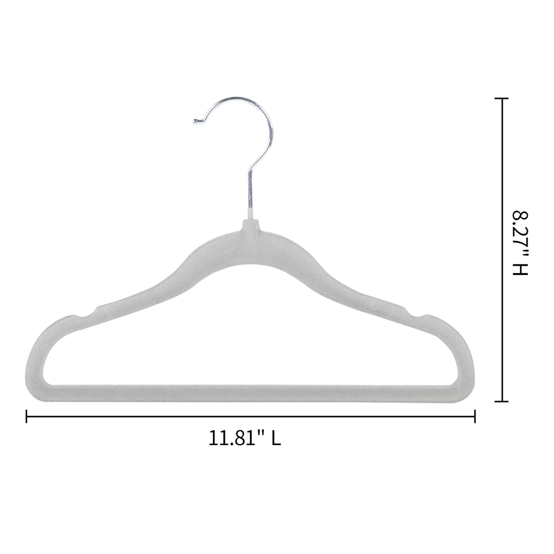 Tiny Dreamers 10-Piece Velvet Hanger, Harbor Mist