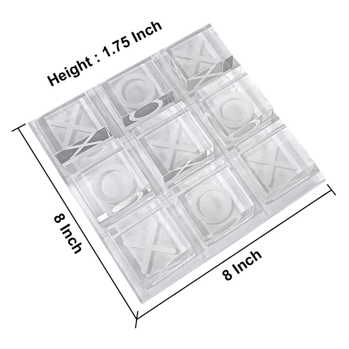 Acrylic Decorative Tic-Tac-Toe Game