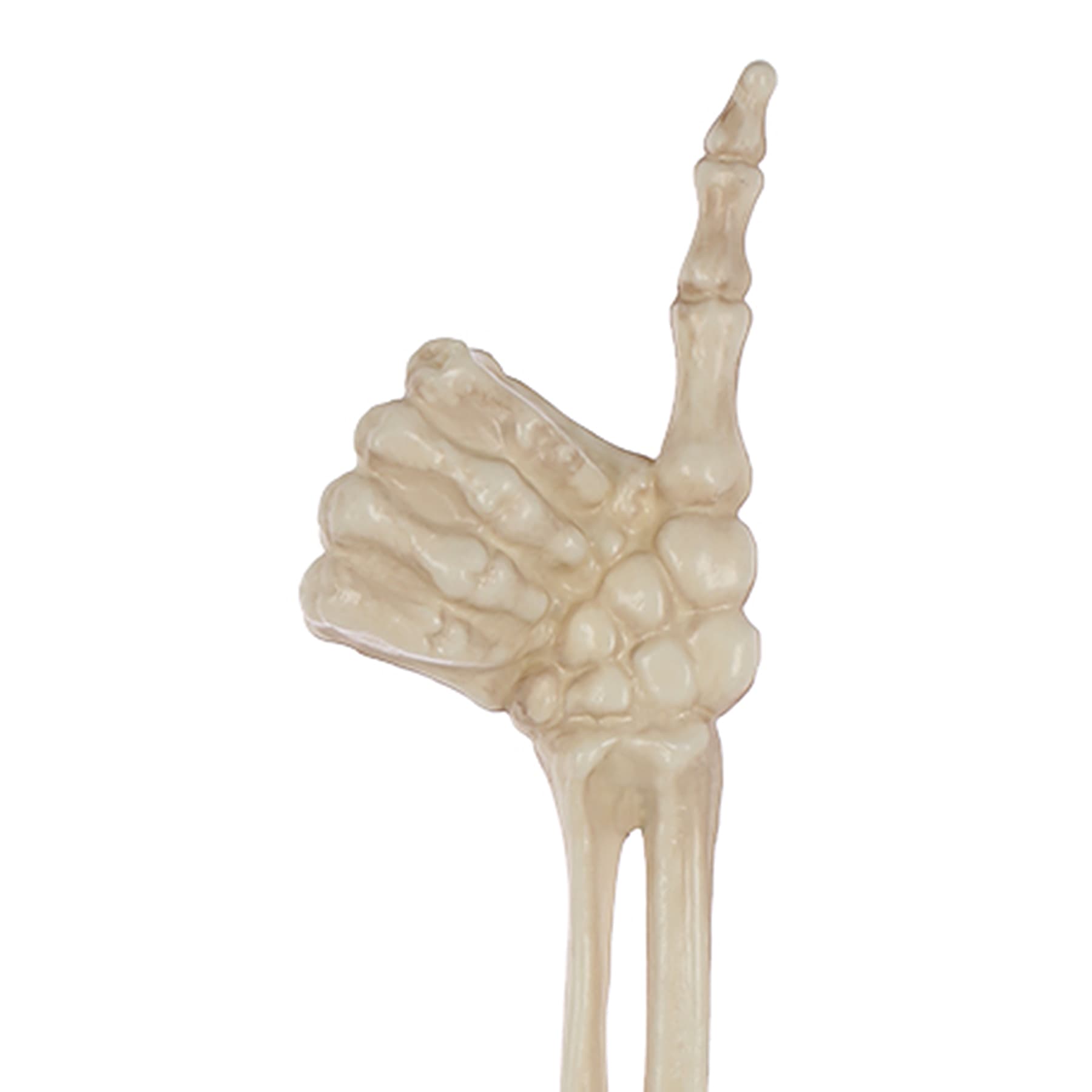 Thumbs Up Skeleton Yard Stake, 17"