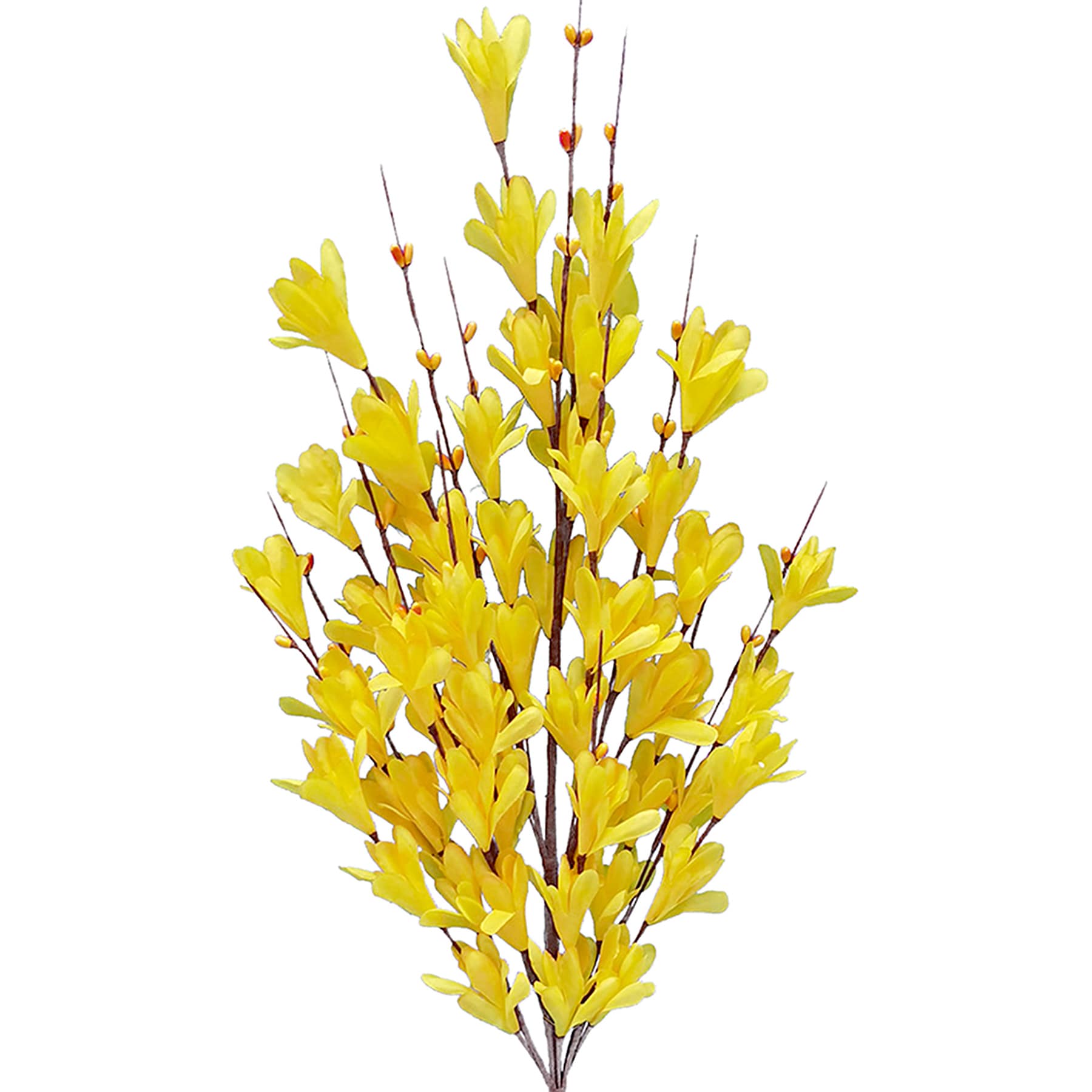 Yellow Forsythia Floral Stem, 29"