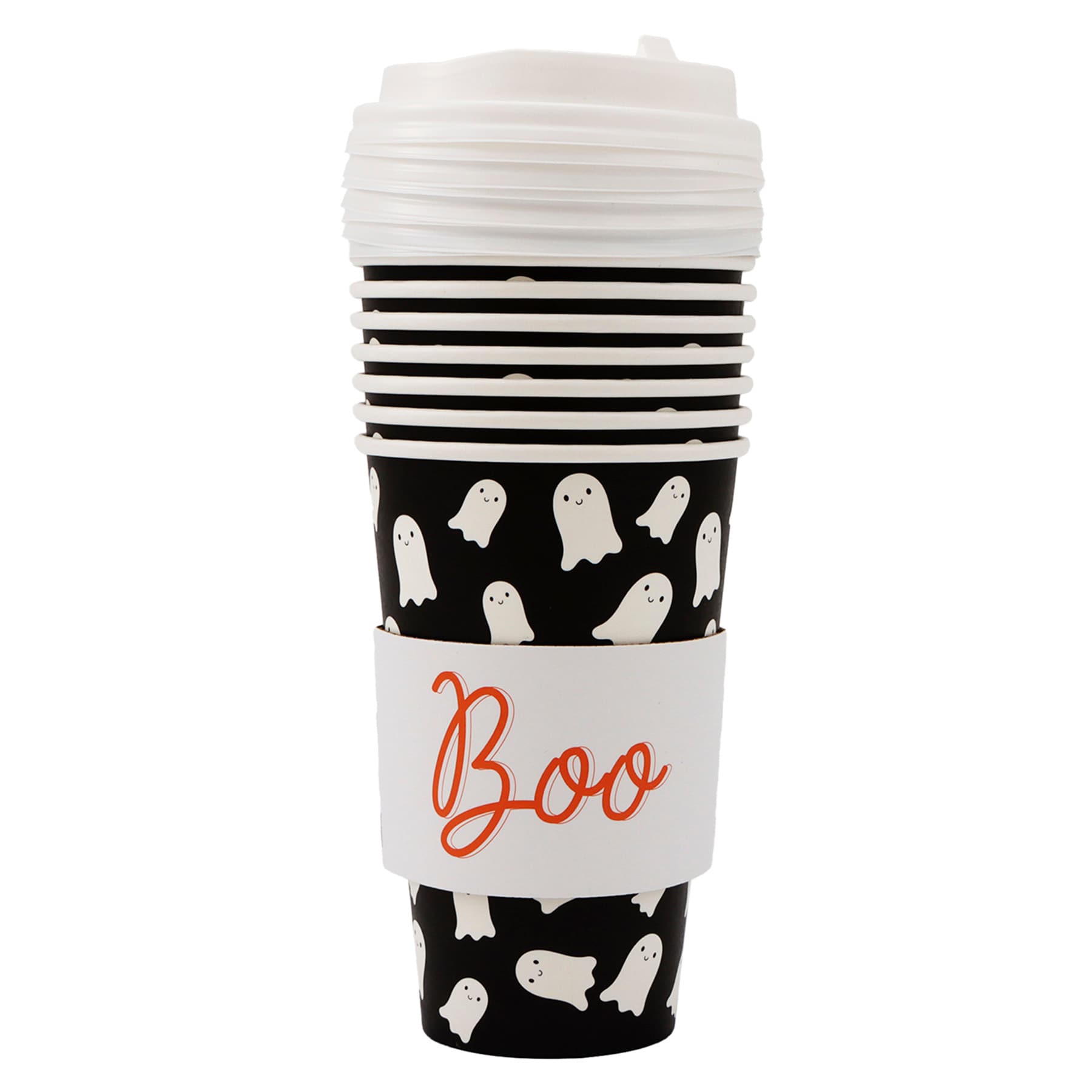 8-Count Ghost Boo Hot Cups