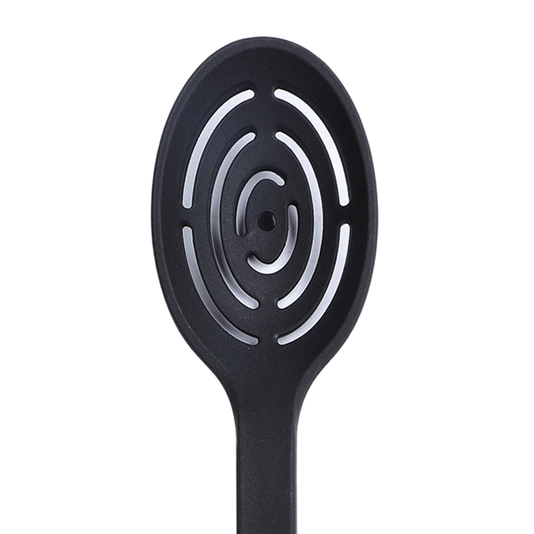 Black Nylon Slotted Serving Spoon