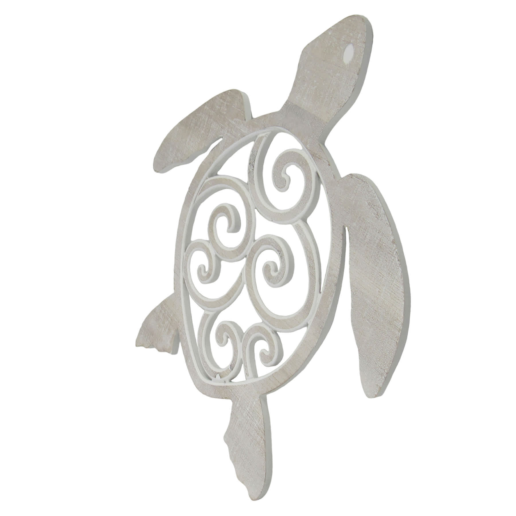 Wood Scrolled Turtle Wall Decor, 24"
