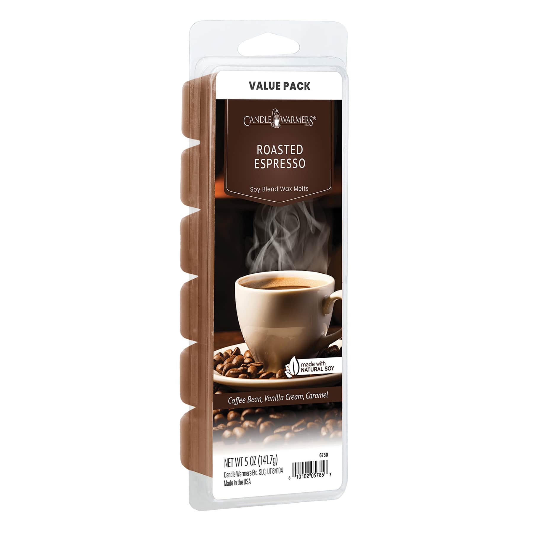 Roasted Espresso Scented Wax Melts, 5oz
