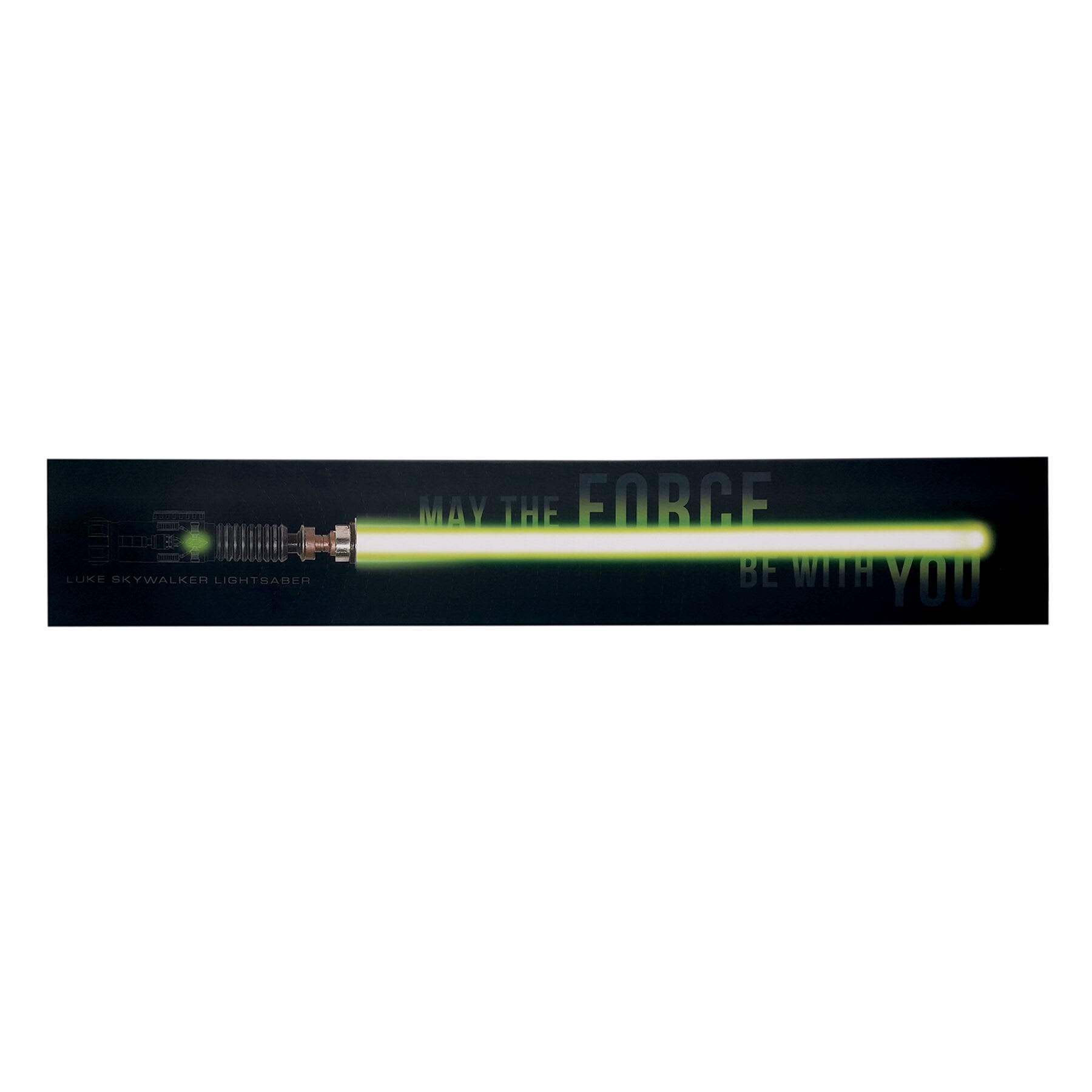 Star Wars May The Force Be With You Canvas Wall Art, 36x6