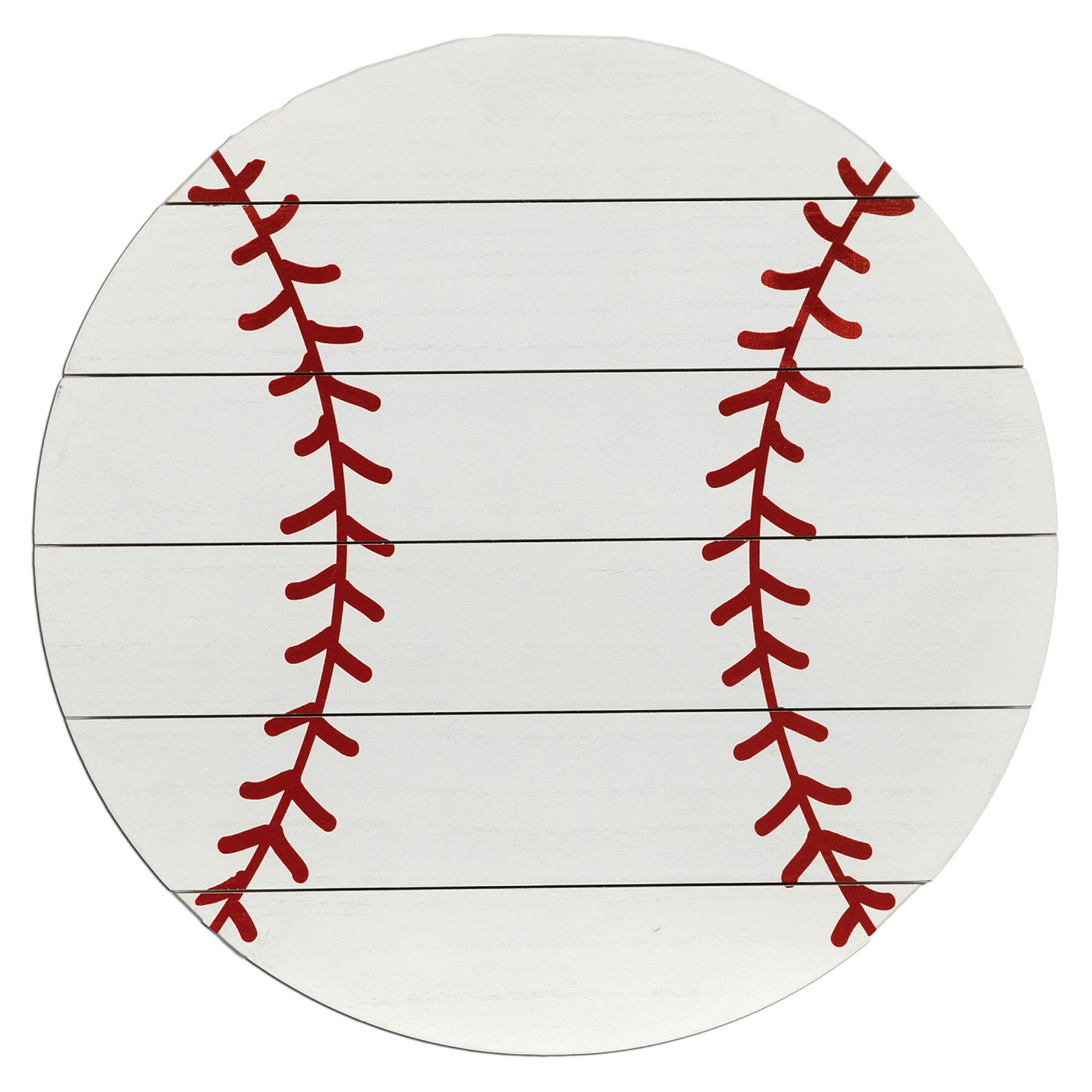 Baseball Wooden Sign Wall Art, 16"
