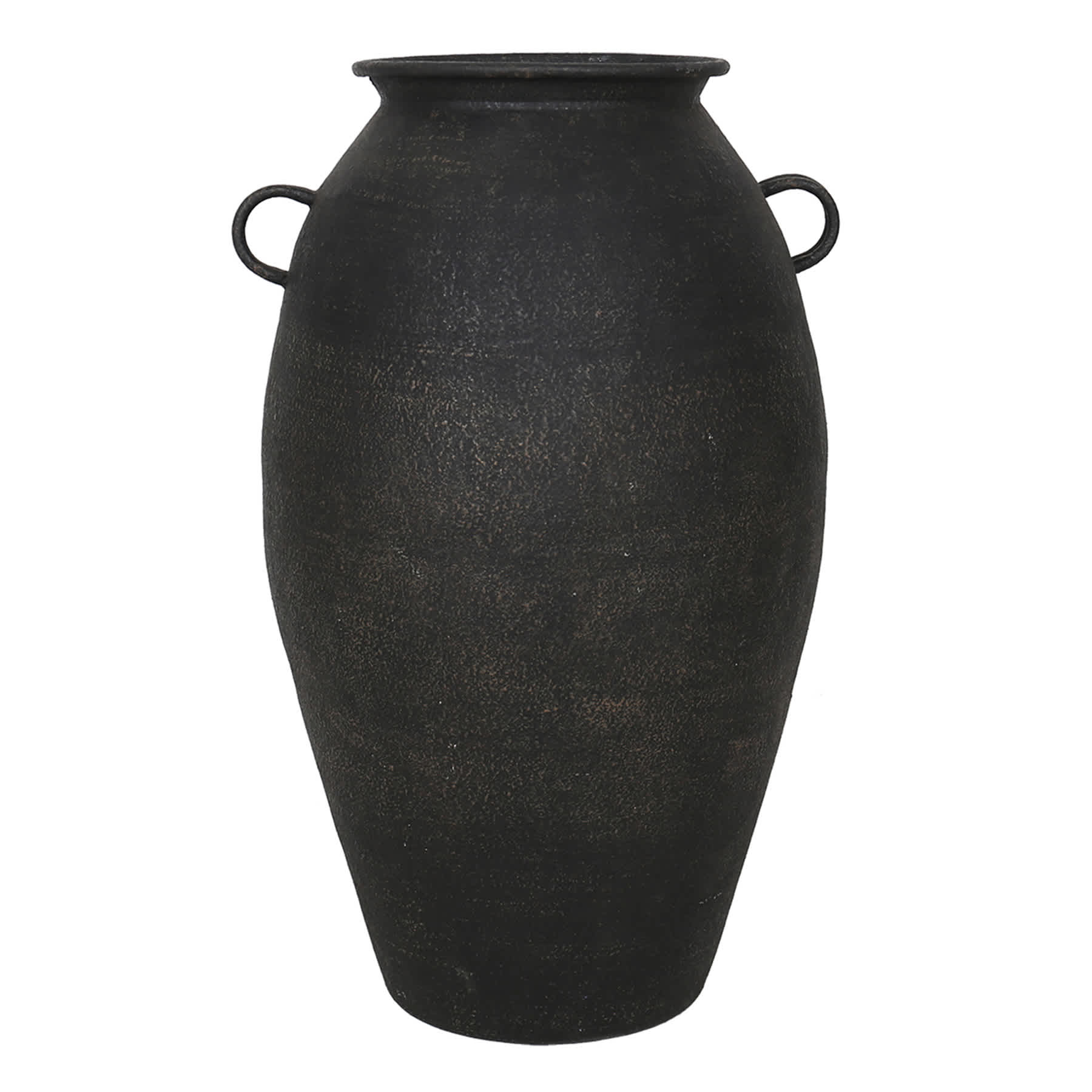 Metal Vase with Handle, 22"