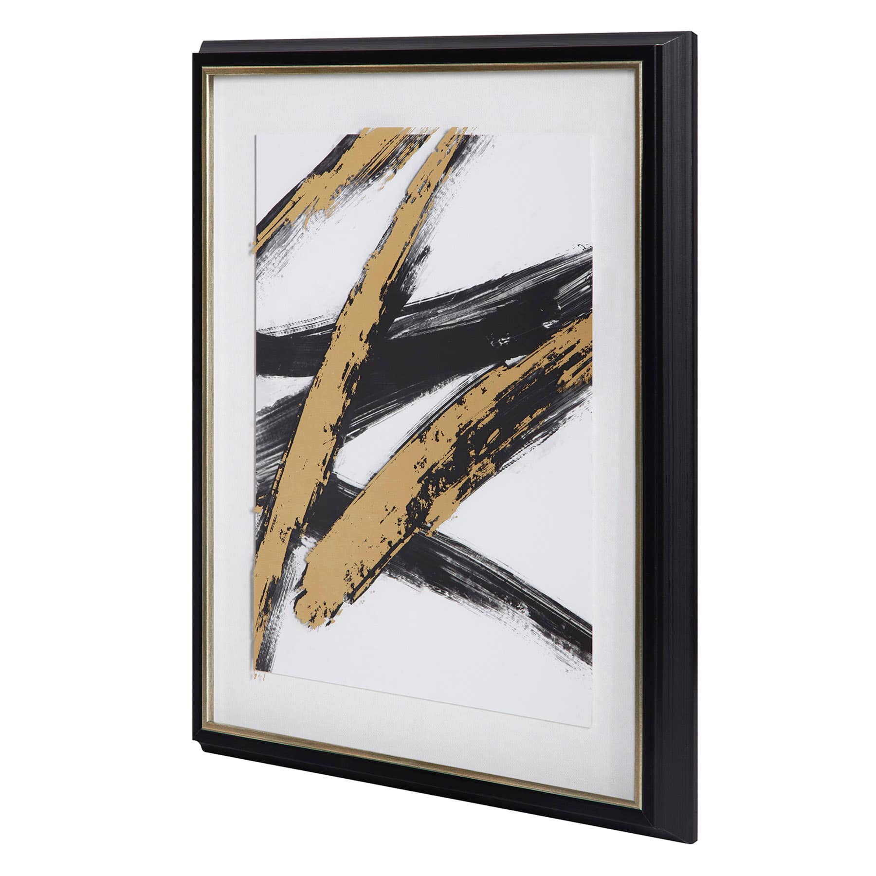 Crosby St. Glass Framed Abstract Print Wall Art, 18x21