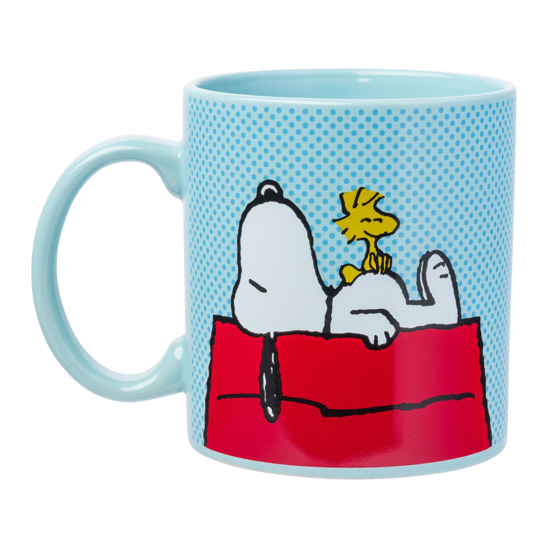 Peanuts Snoopy Woodstock House Ceramic Mug, 20oz