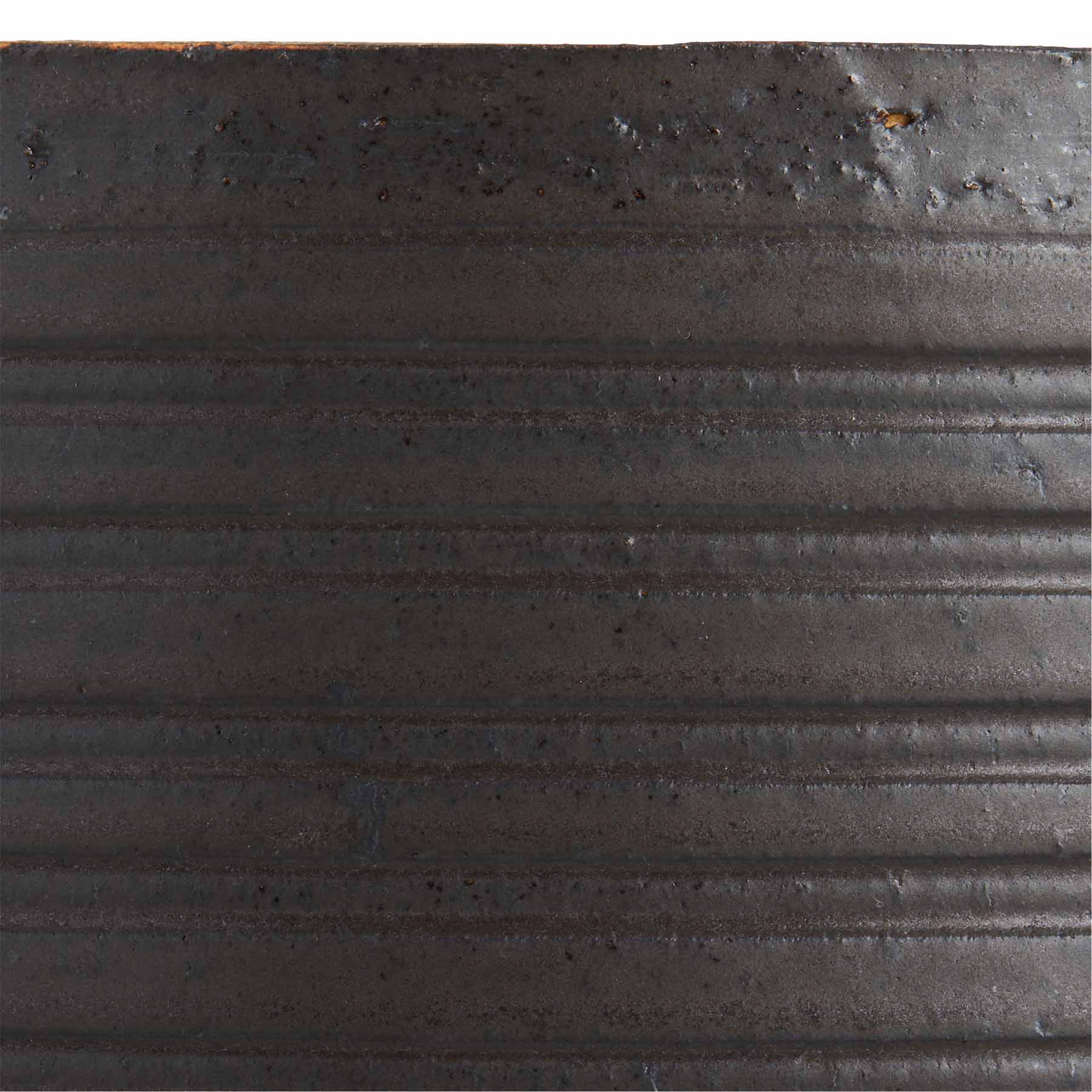 Found & Fable Black & Taupe Outdoor Planter, Medium