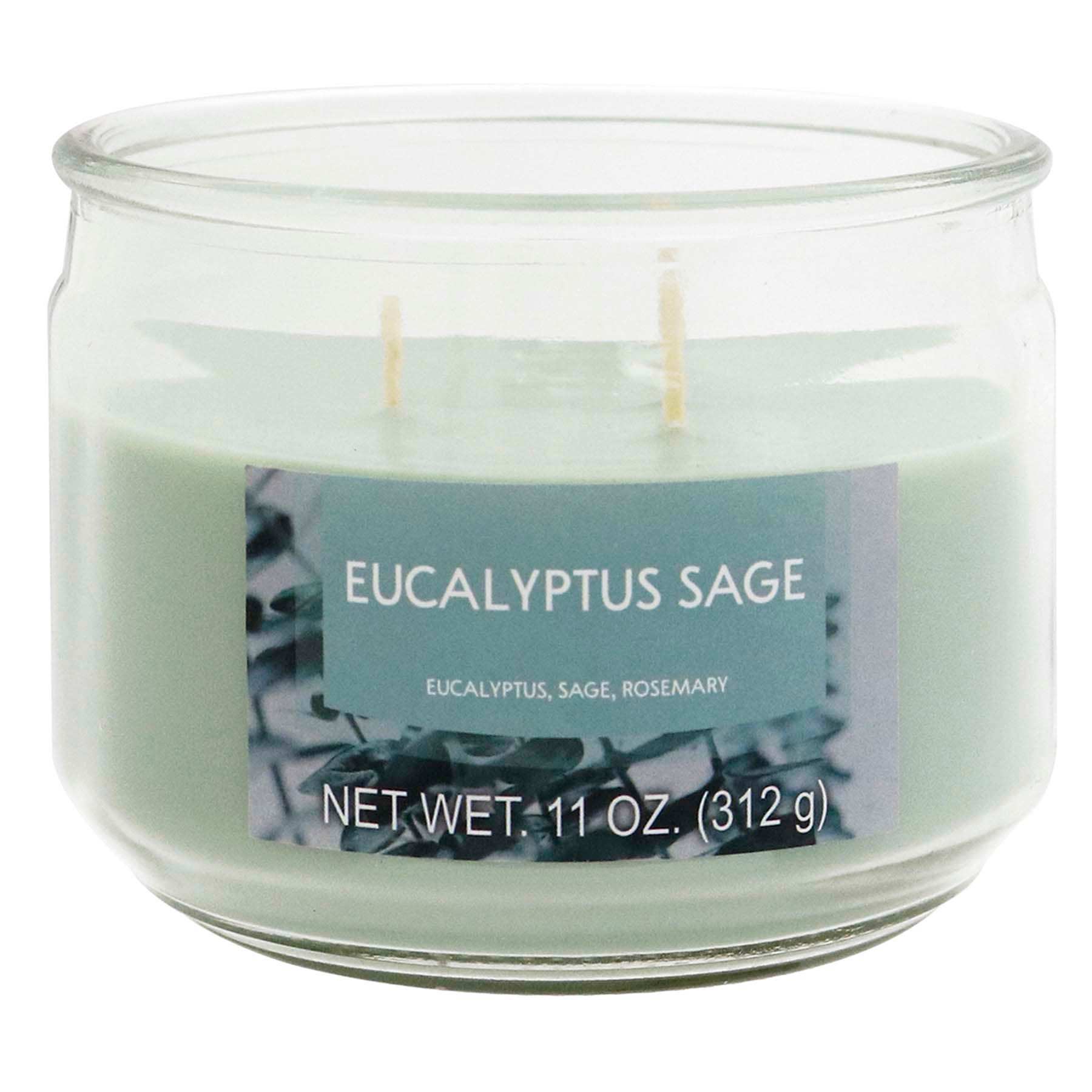 Eucalyptus Sage Scented Jar Candle, 11oz