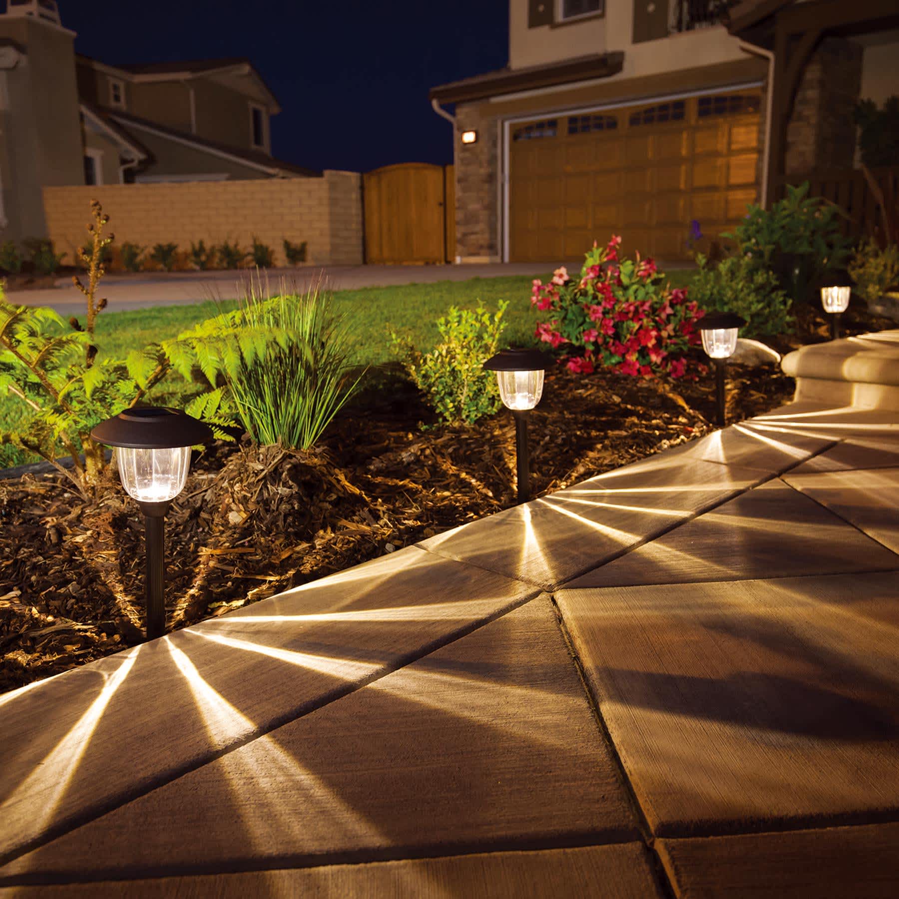 6-Lumen Solar Oil Rubbed Bronze Abby Pathway Light