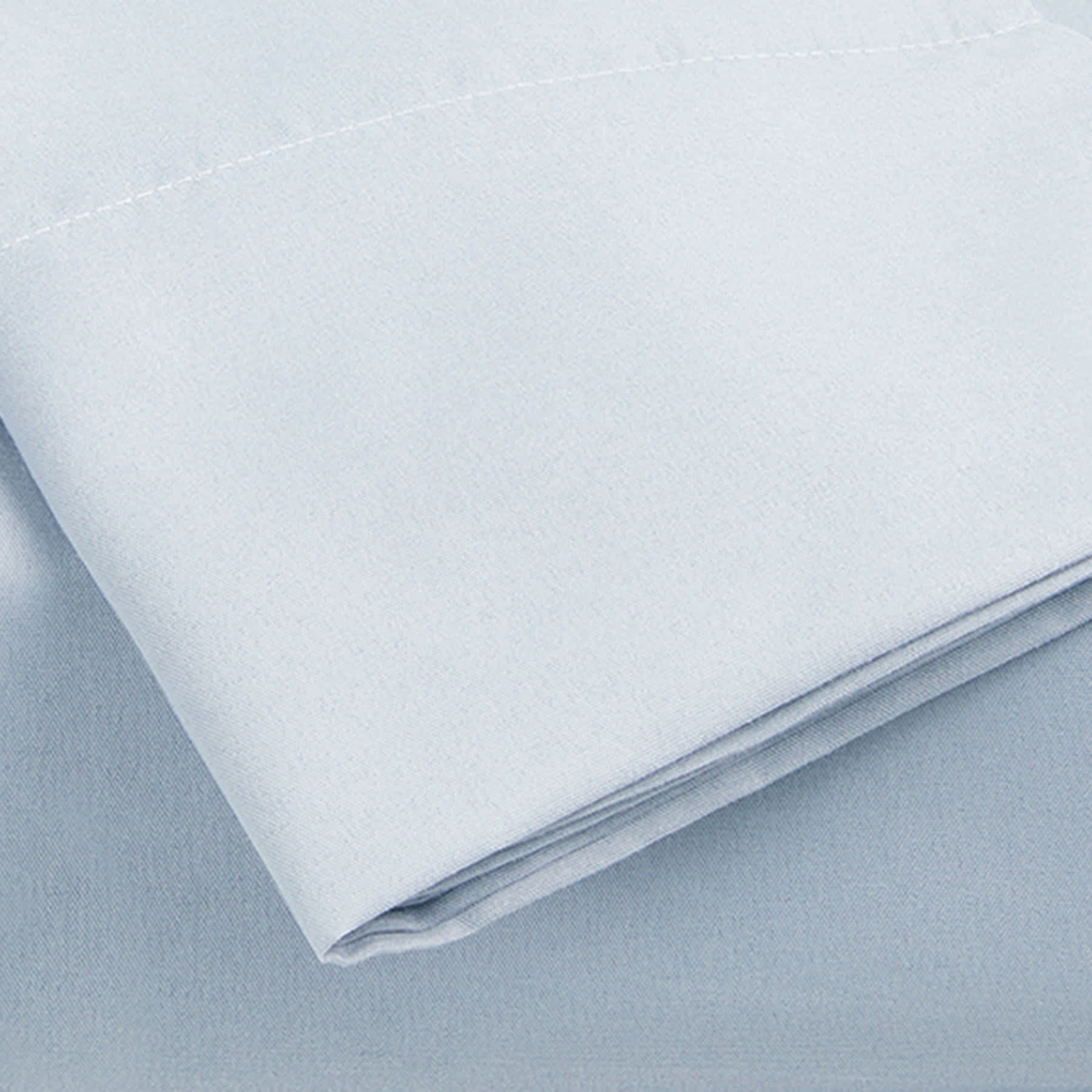 4-Piece Light Blue Microfiber Essential Sheet Set, Full