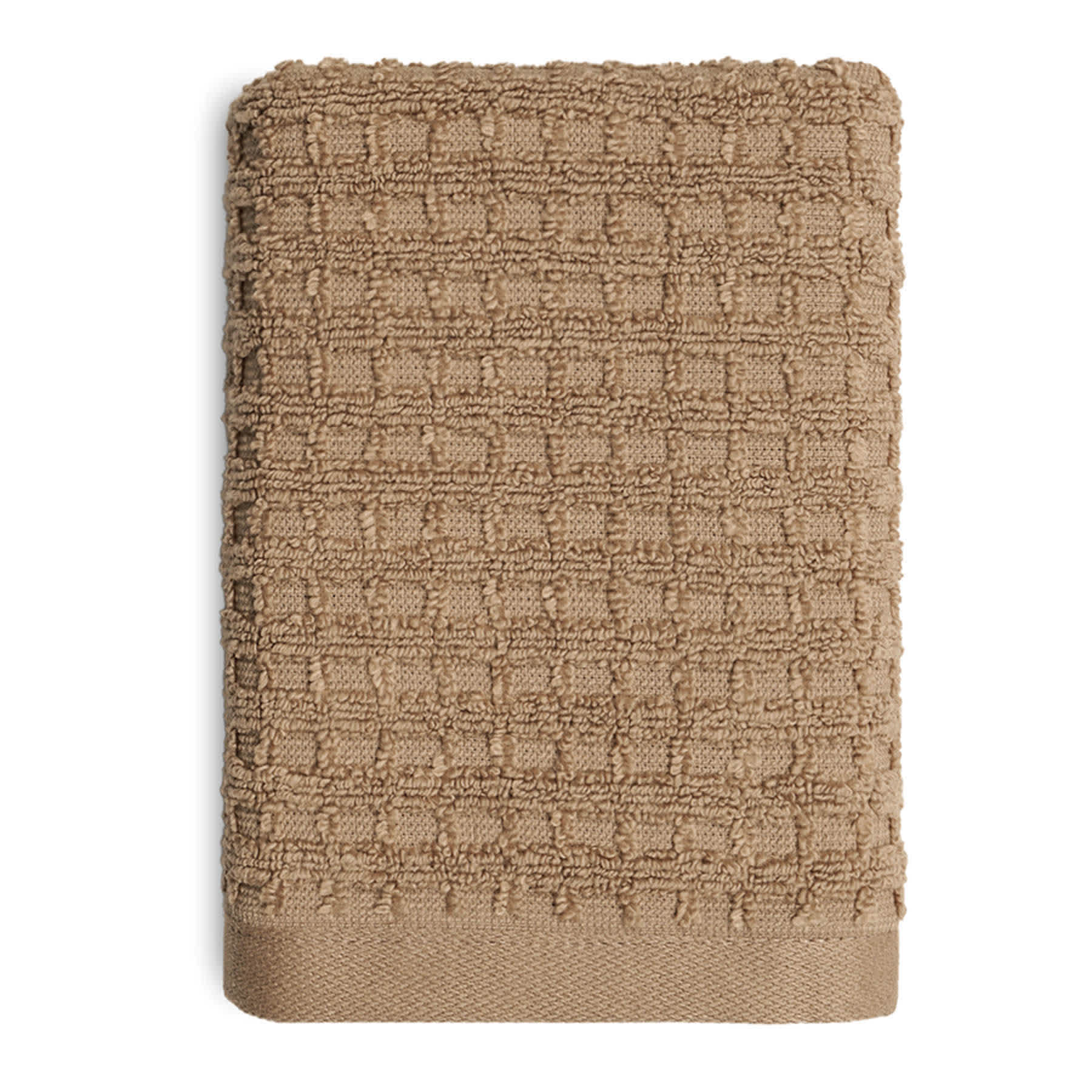 Crosby St. Portobello Terry Waffle Cotton Hand Towel, 16x28