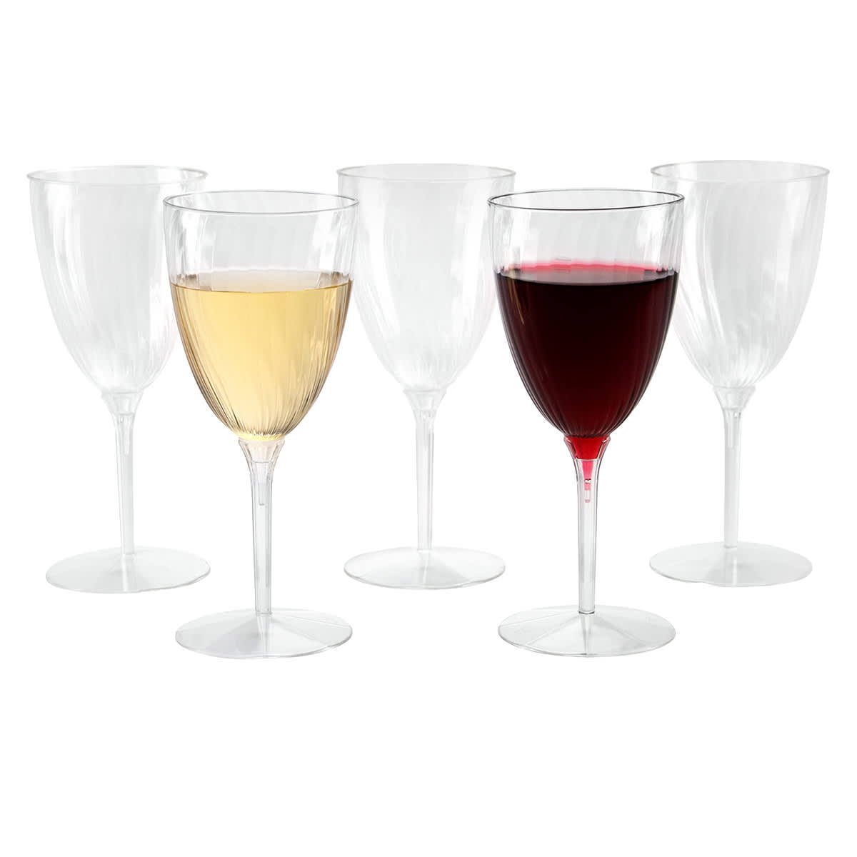 8-Count Clear Wine Goblets, 8oz
