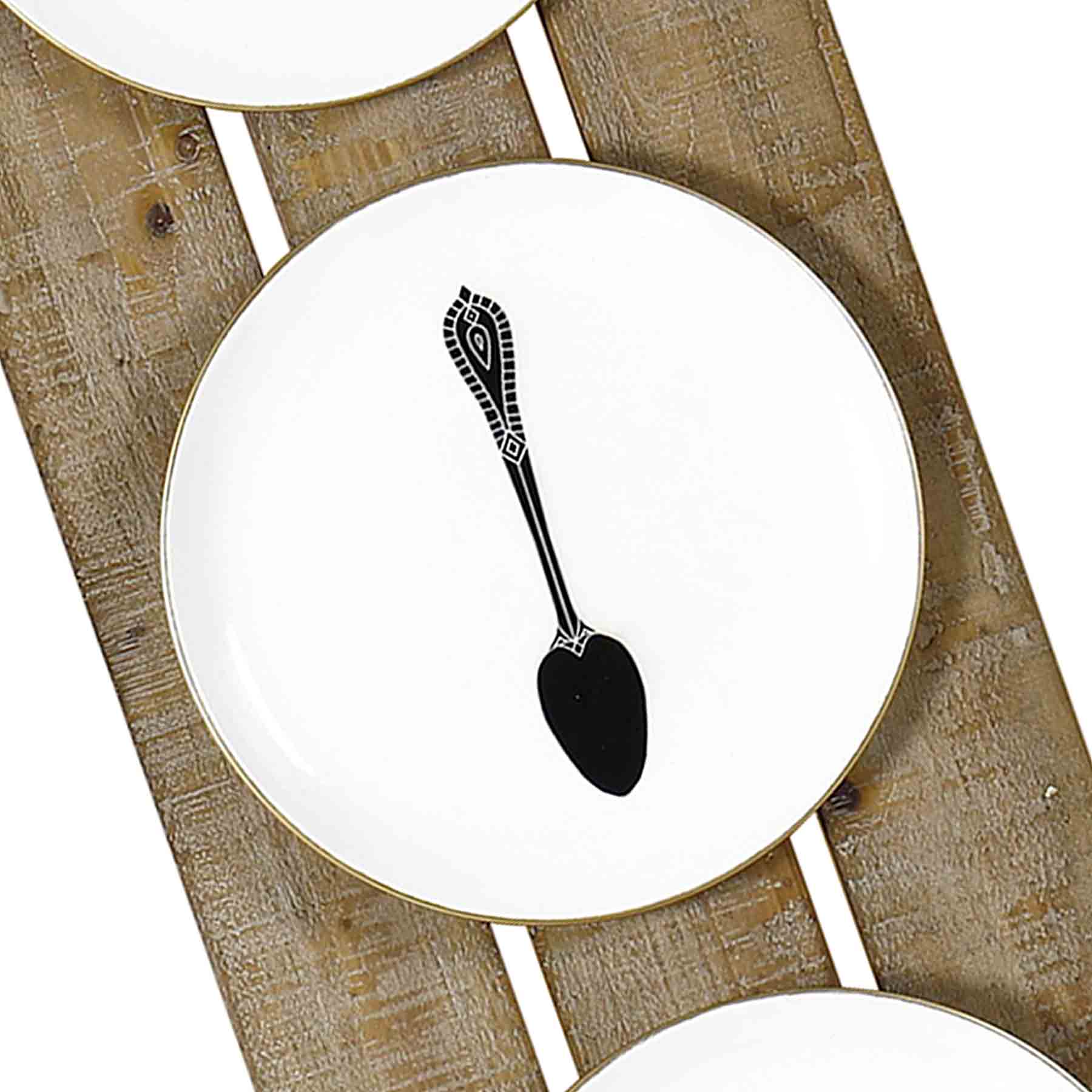 Kitchen Faux Wooden Wall Decor, 10x30