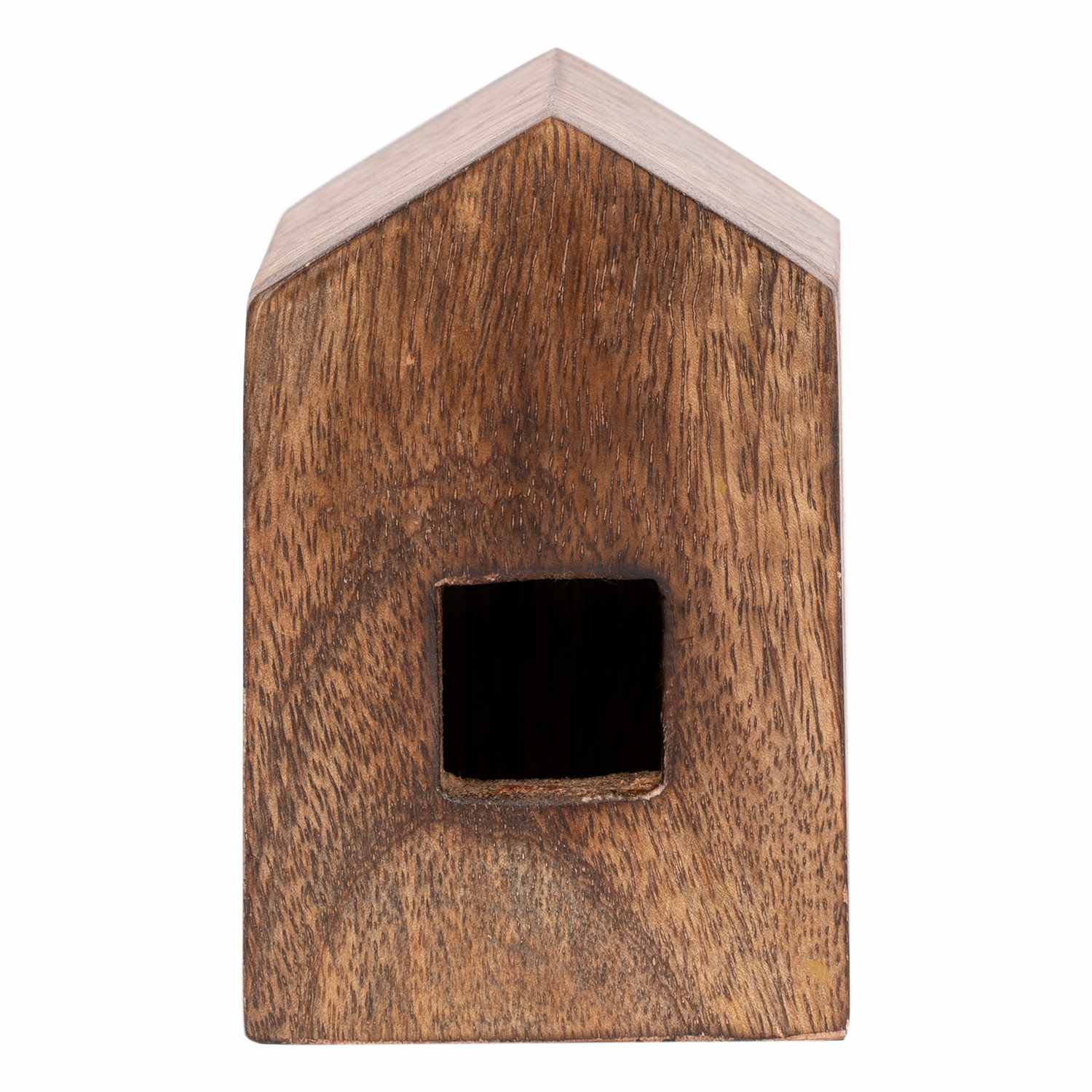 Honeybloom Wooden Decorative House, 4"