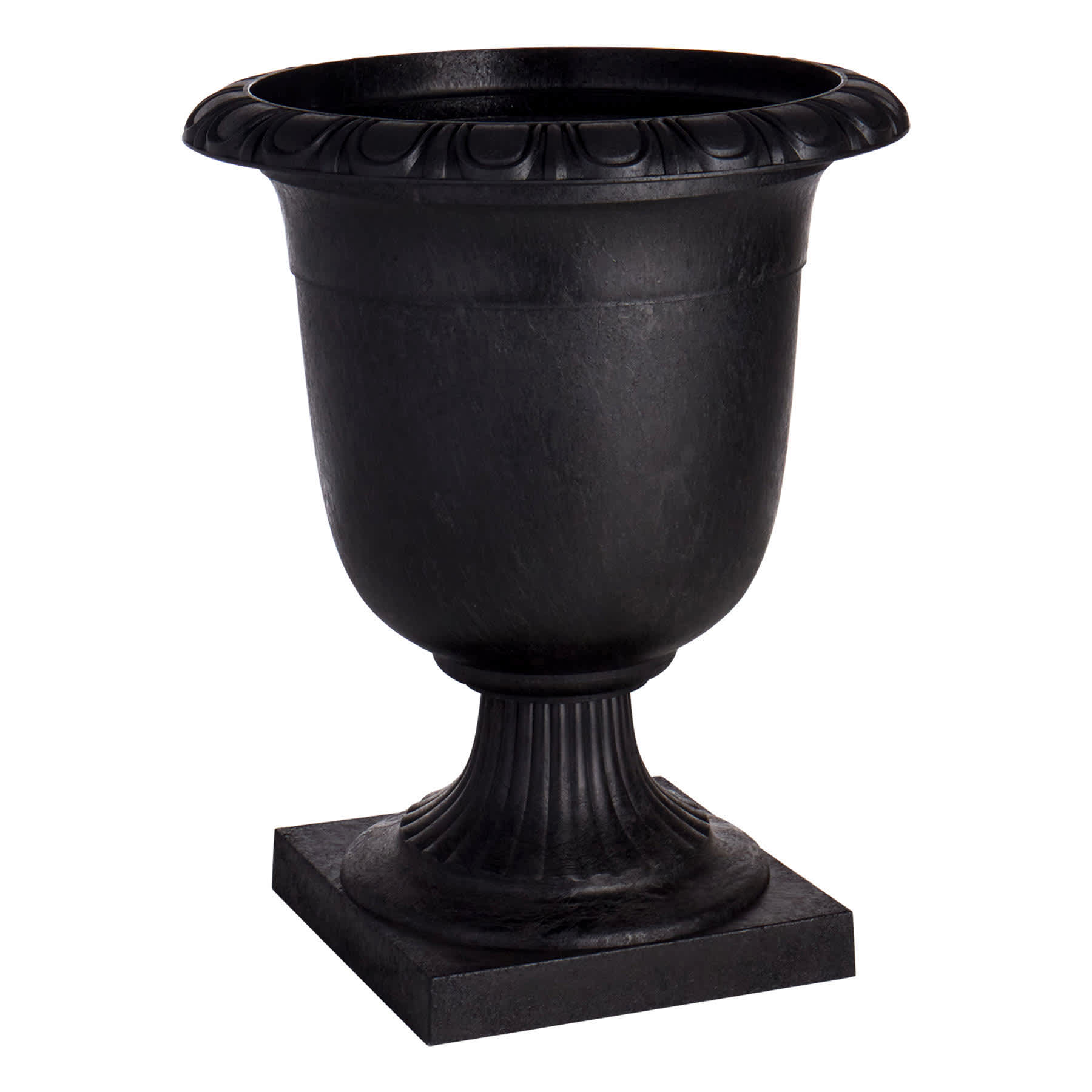 Crescendo Slate Recycled Urn Outdoor Planter, Extra Large