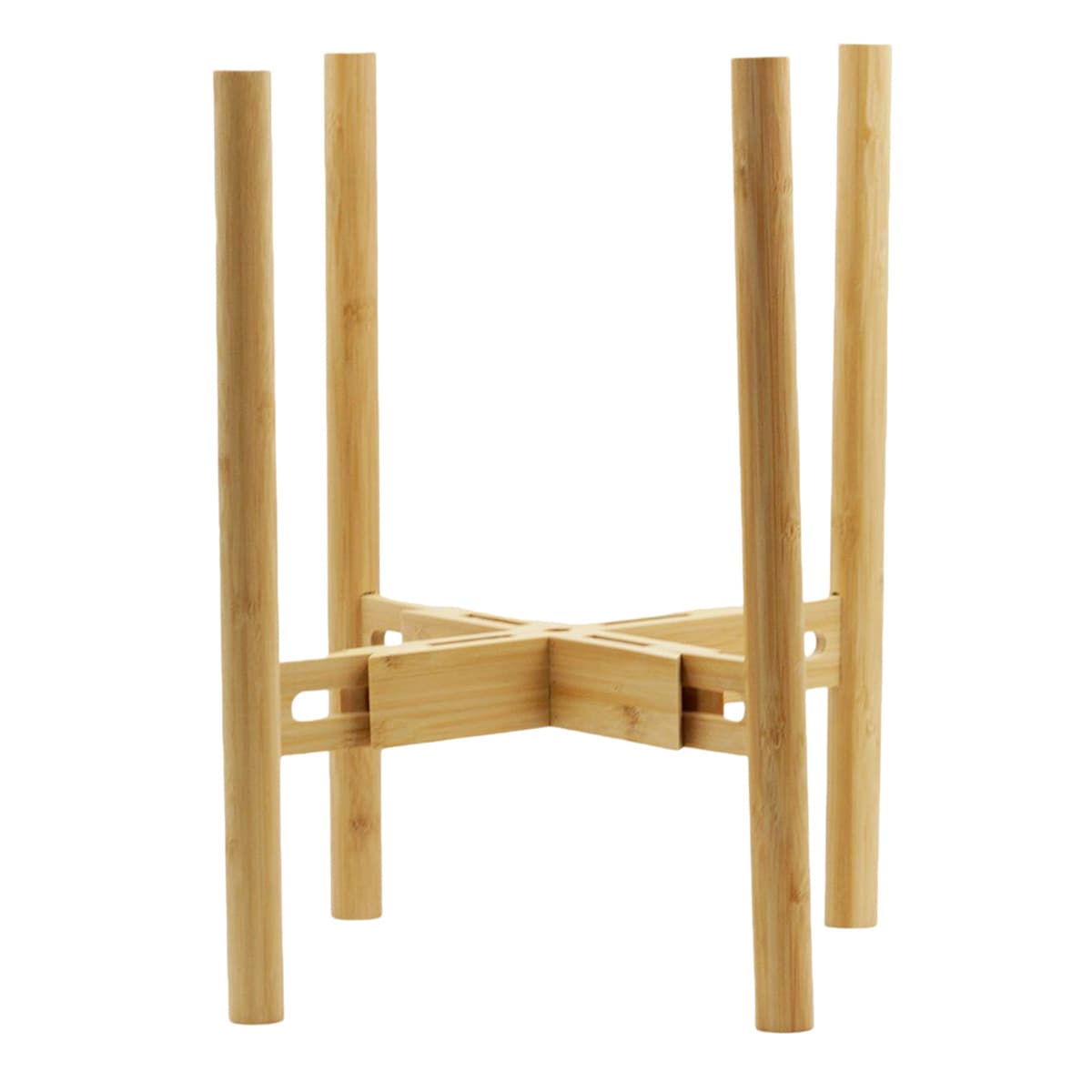 Adjustable Wooden Plant Stand, 16"